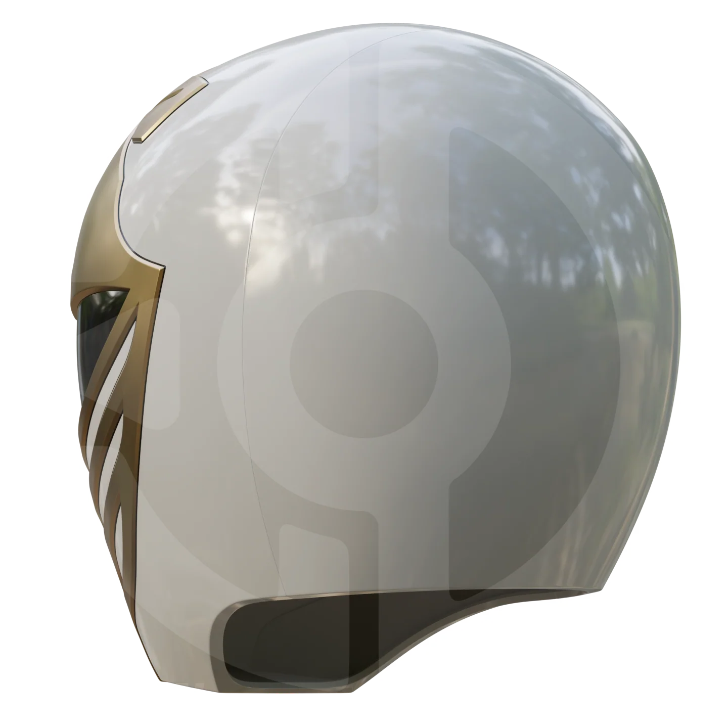 MMPR White Ranger Helmet File - Image 5