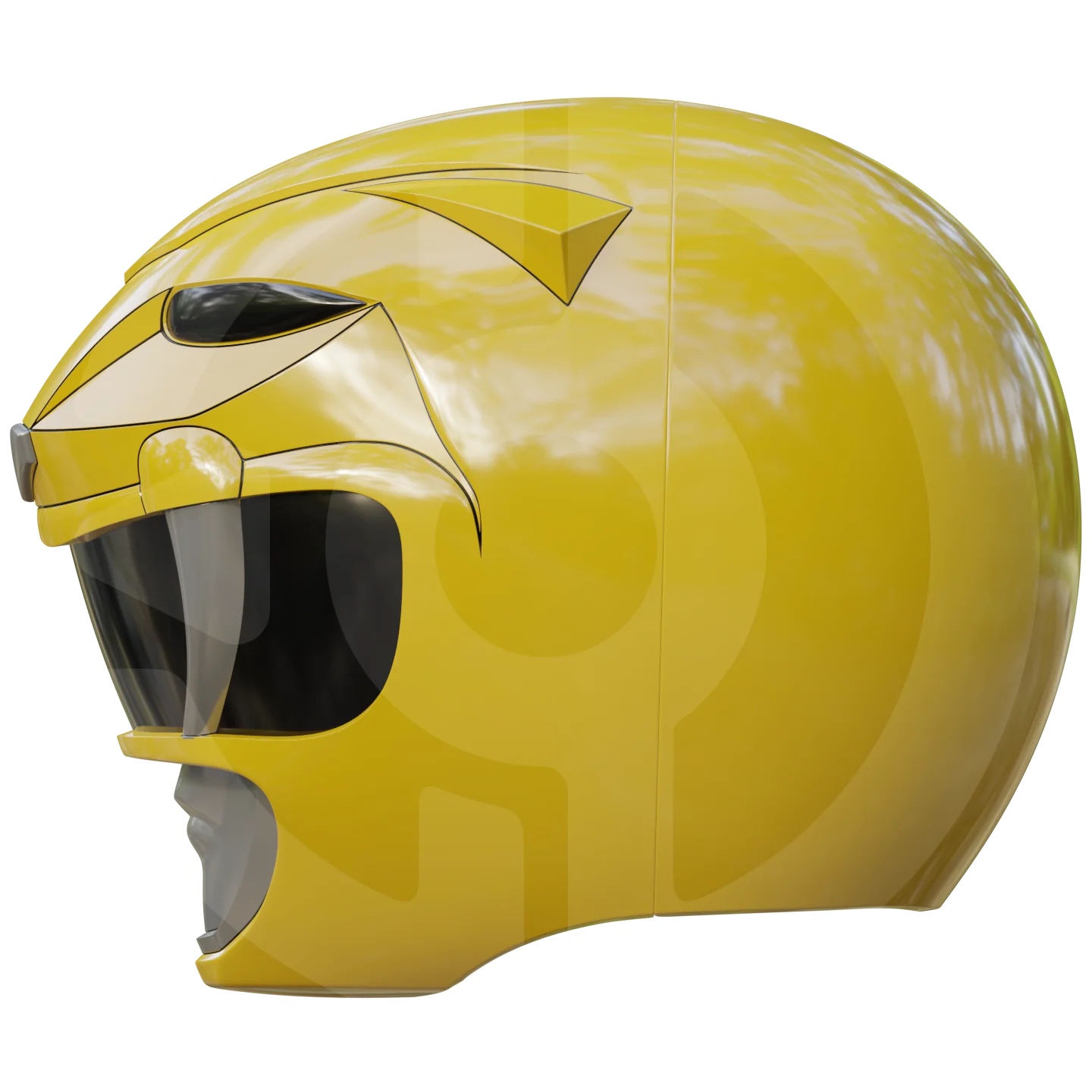 MMPR Yellow Ranger Helmet File - Image 4