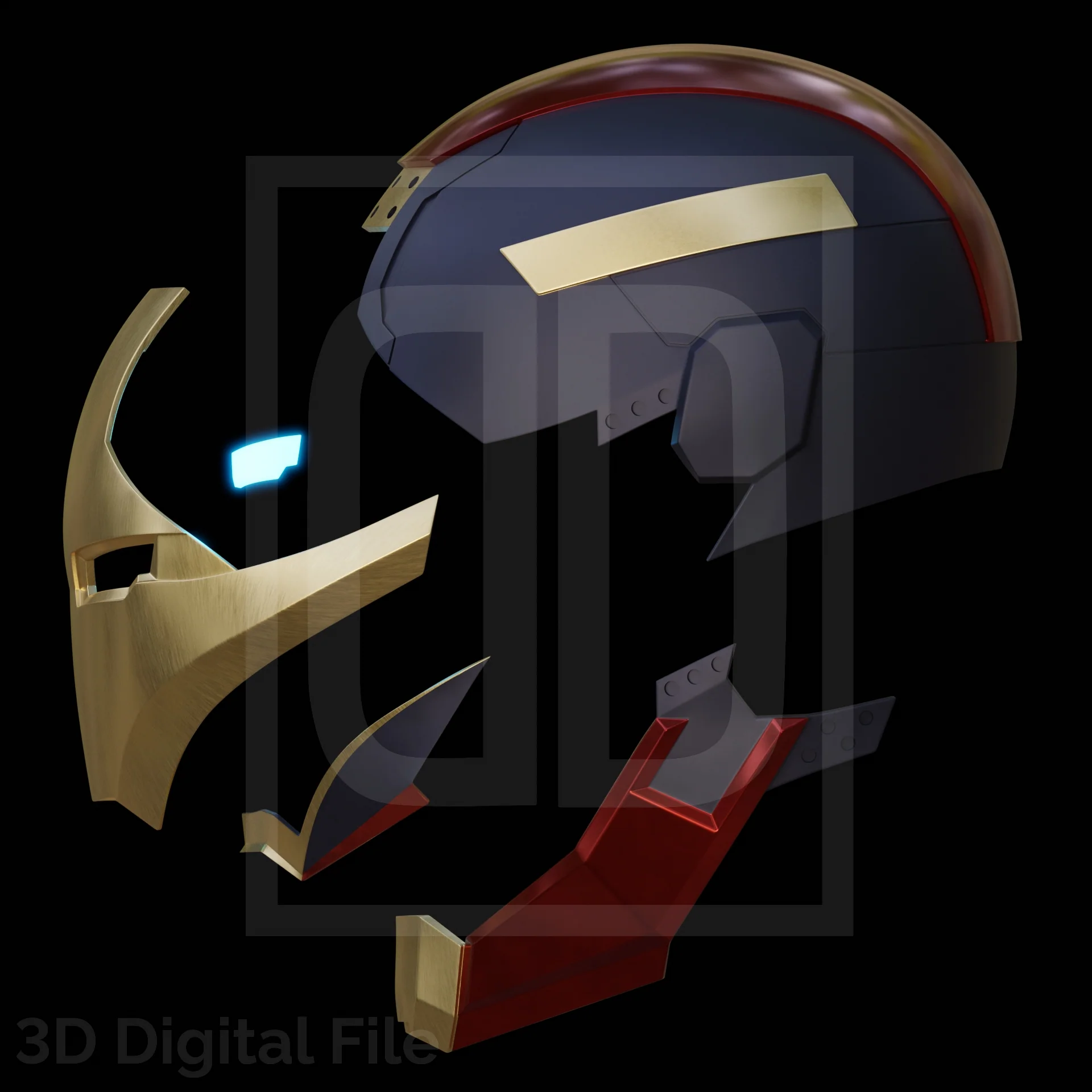 Model 72 Mysterium Helmet 3D Model - Image 2