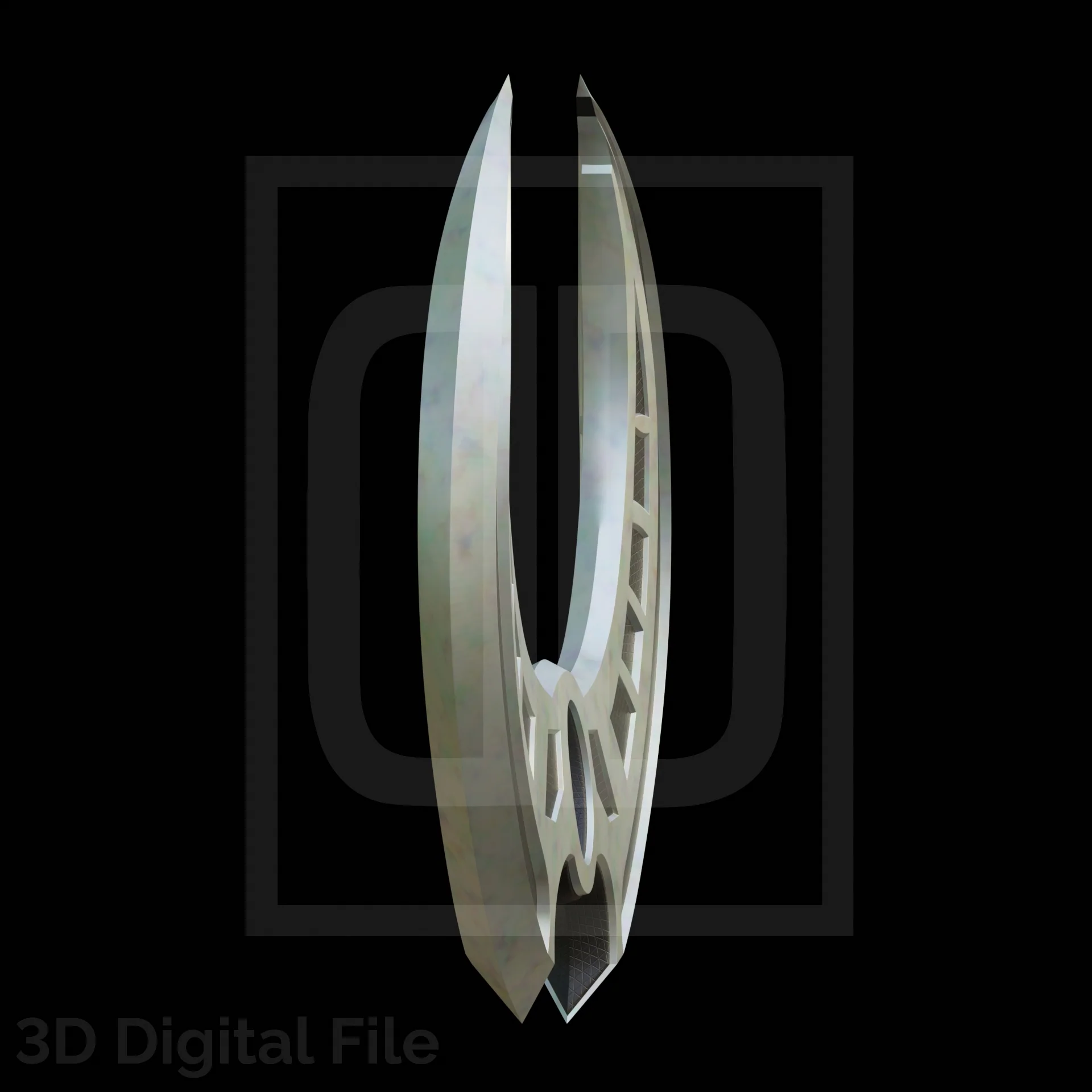 Moon Warrior Dagger - MR Game 3D Model - Image 5