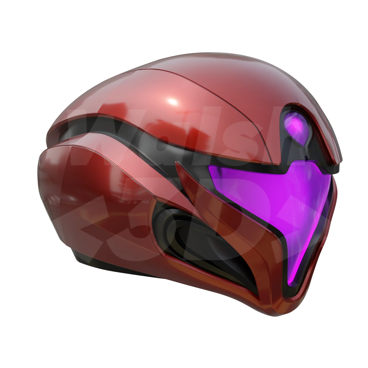 Motorized Alien Bounty Hunter Helmet [3D Print Model] - Image 4