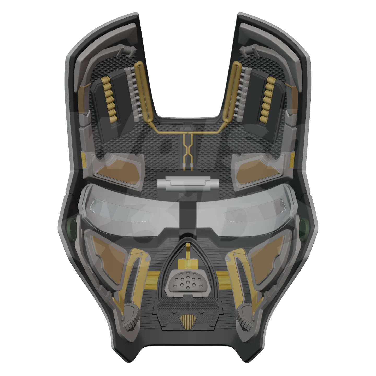 Motorized Mark 2 V4 Helmet 3D Print Model - Image 5