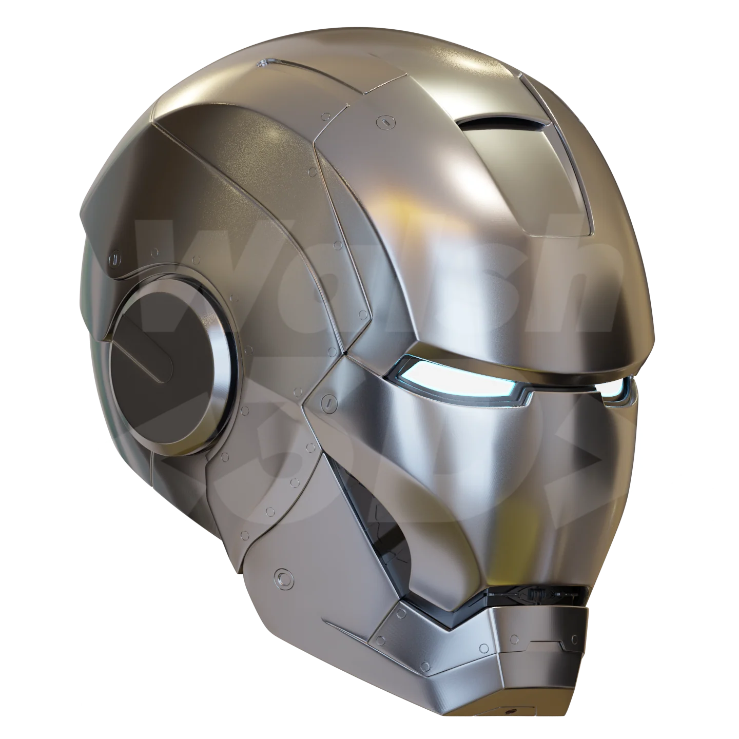 Motorized Mark 2 V4 Helmet 3D Print Model - Image 7