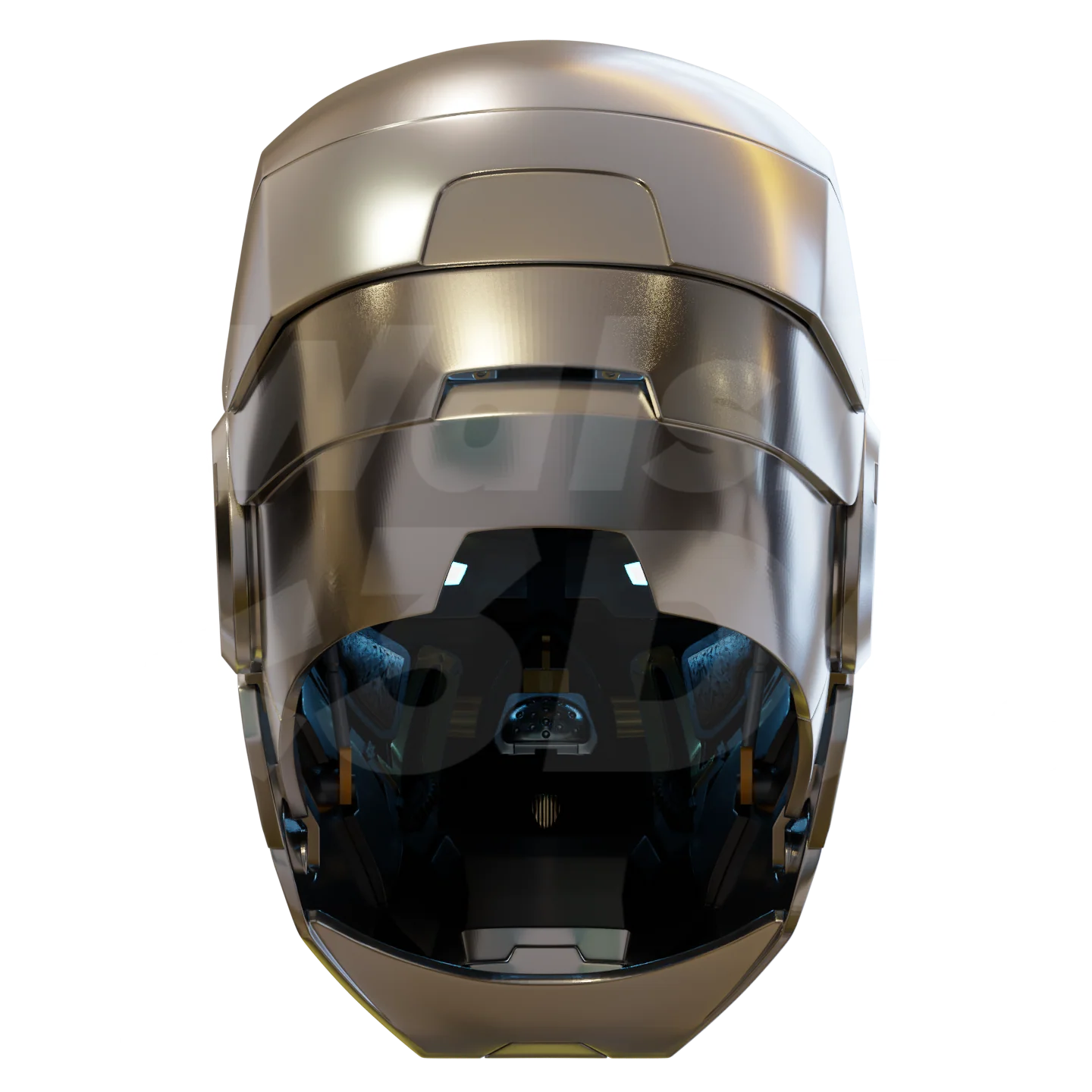 Motorized Mark 2 V4 Helmet 3D Print Model - Image 9