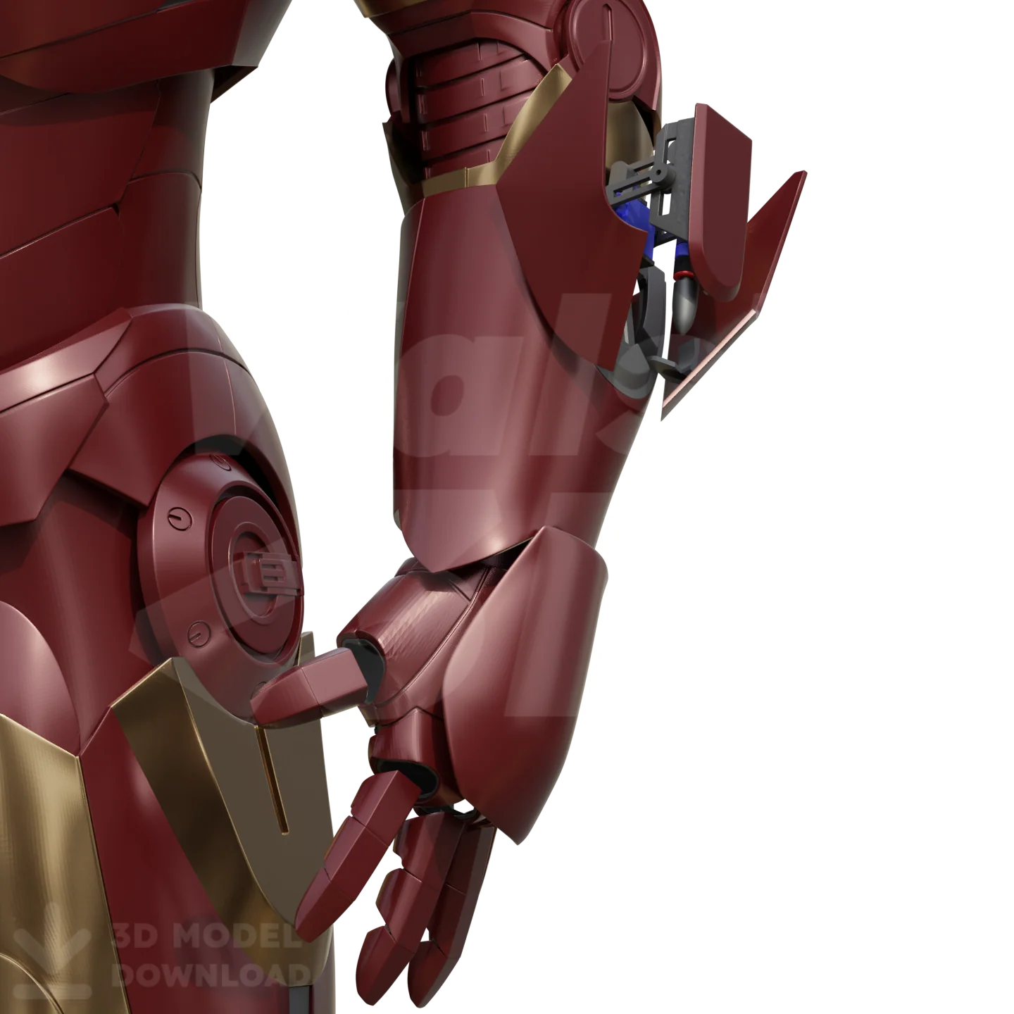 Motorized Mark 3 Suit 3D Printable Model - Image 7