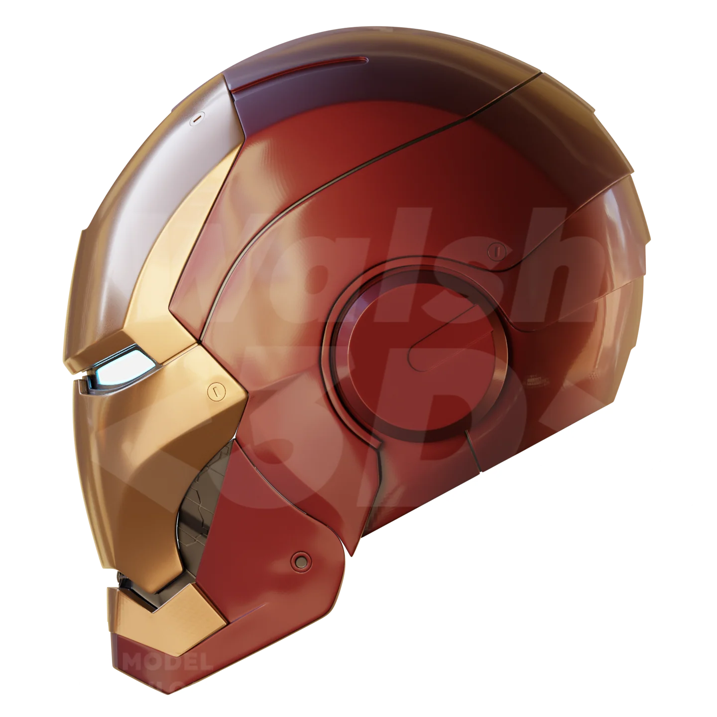 Motorized Mark 3 V4 Helmet 3D Print Model - Image 10