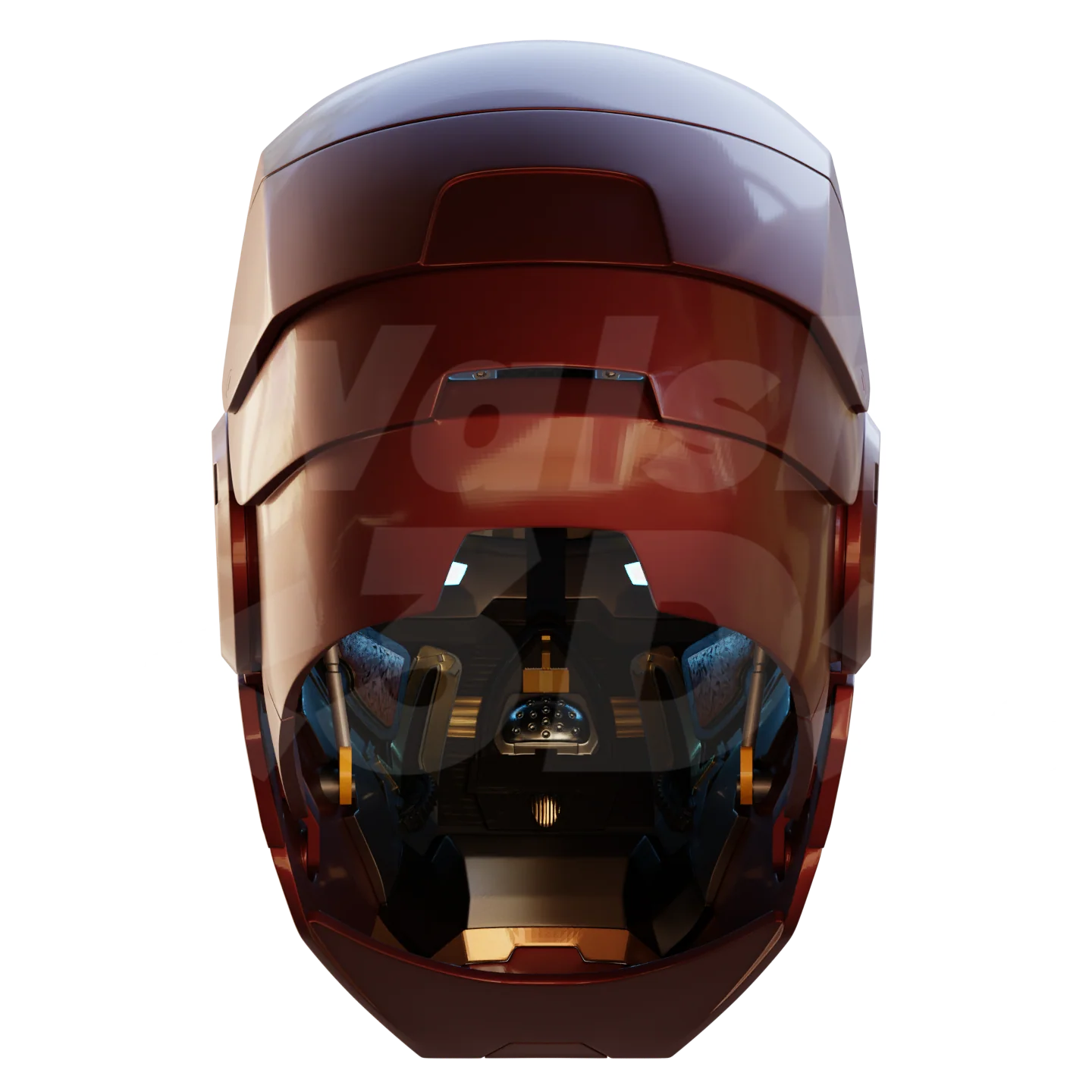 Motorized Mark 3 V4 Helmet 3D Print Model - Image 9