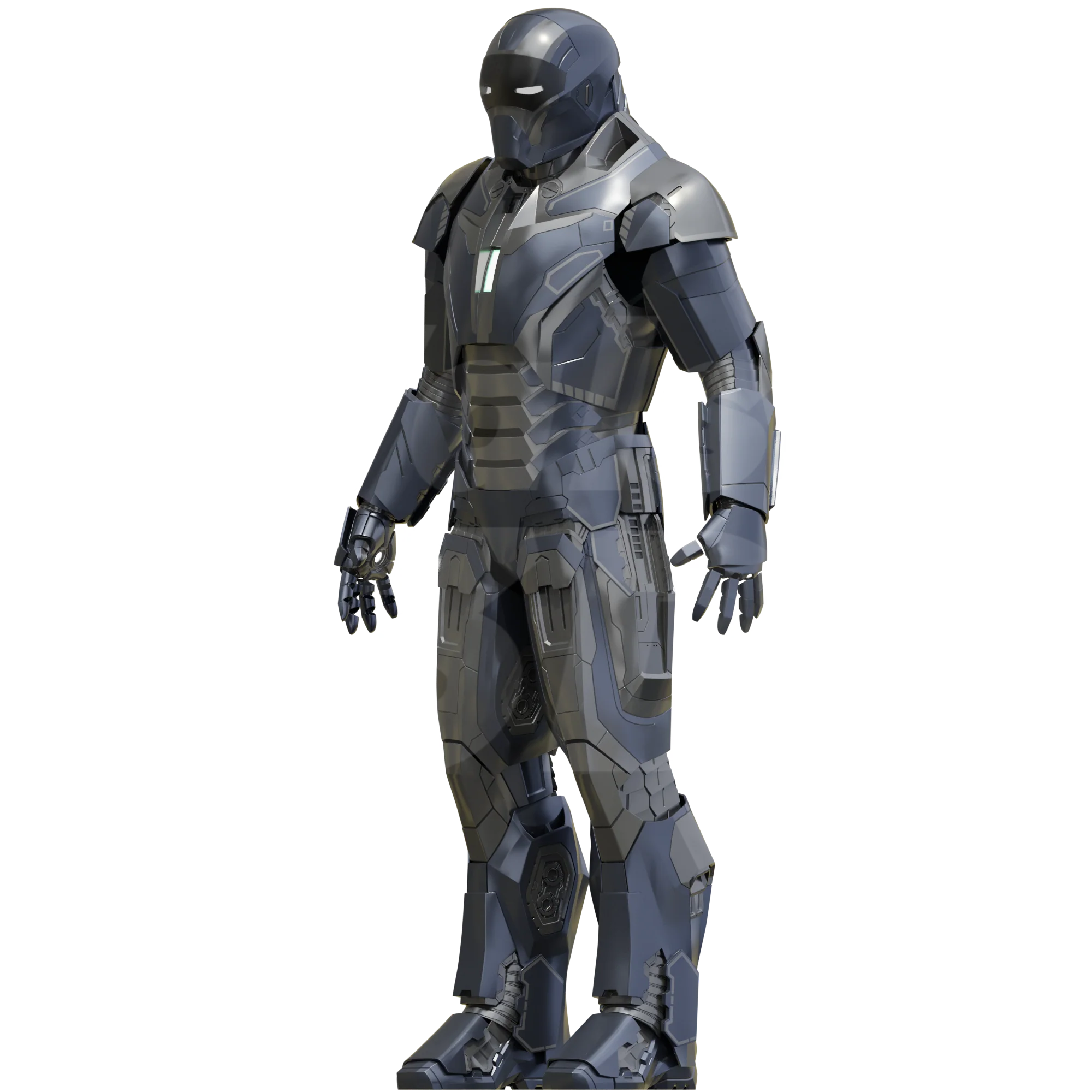 Motorized Mark 40 Shotgun Full Suit [3D Print Model] - Image 4