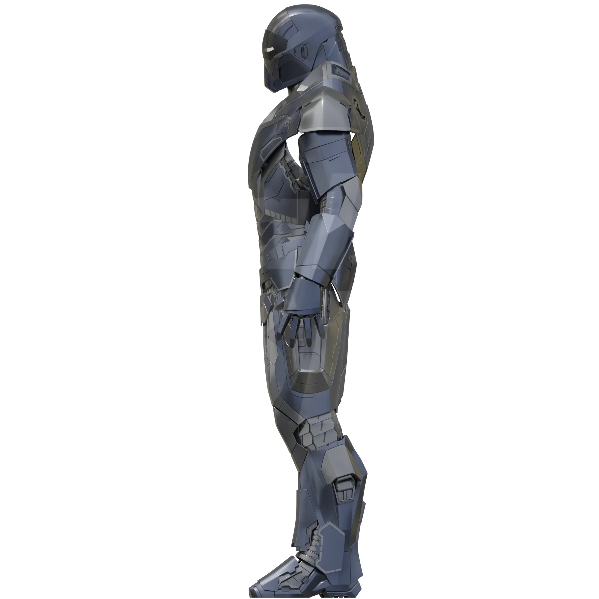 Motorized Mark 40 Shotgun Full Suit [3D Print Model] - Image 5