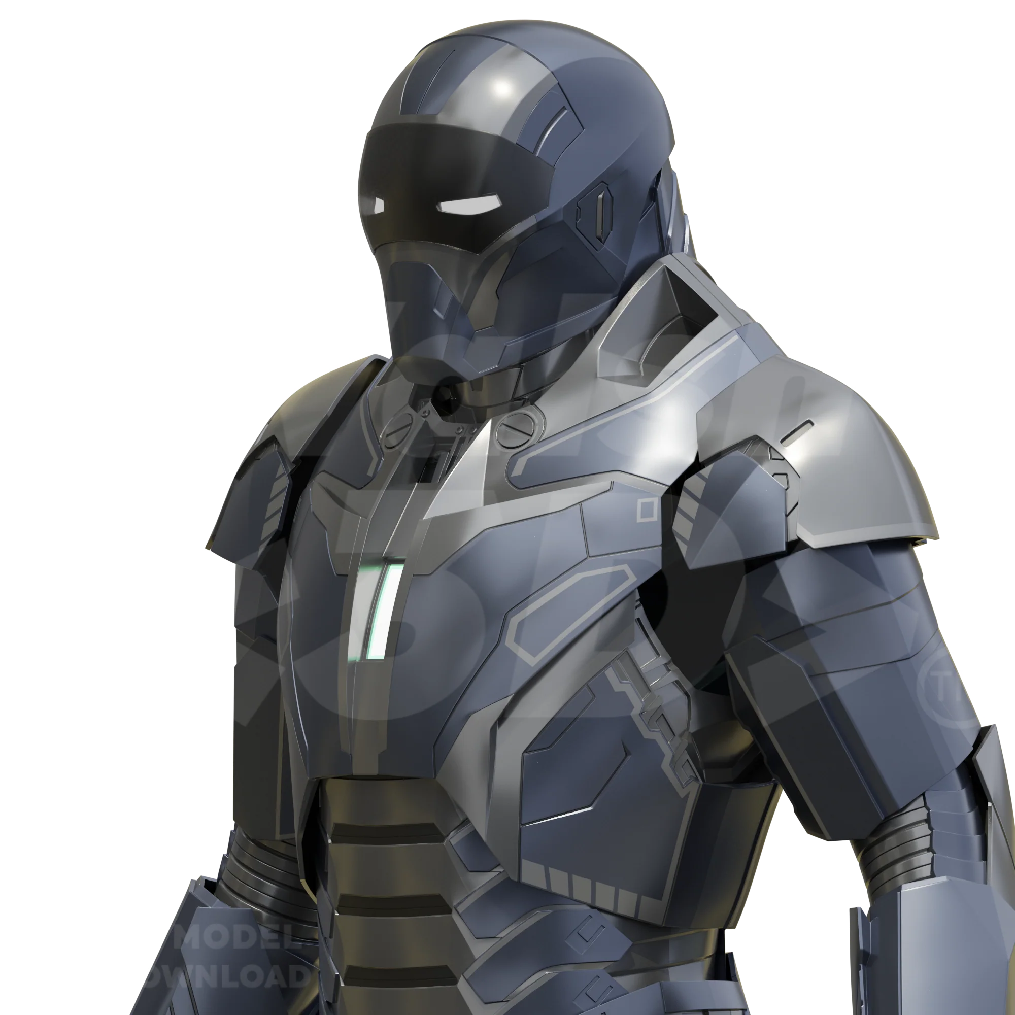 Motorized Mark 40 Shotgun Full Suit [3D Print Model] - Image 7