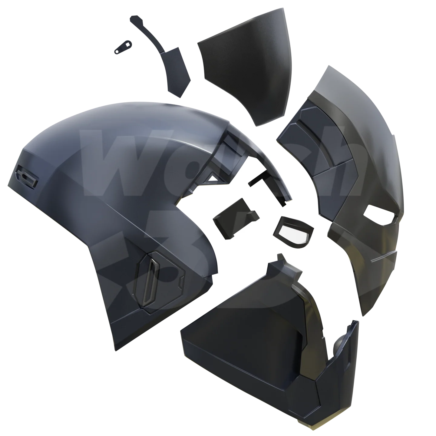 Motorized Mark 40 Shotgun Helmet [3D Print Model] - Image 2