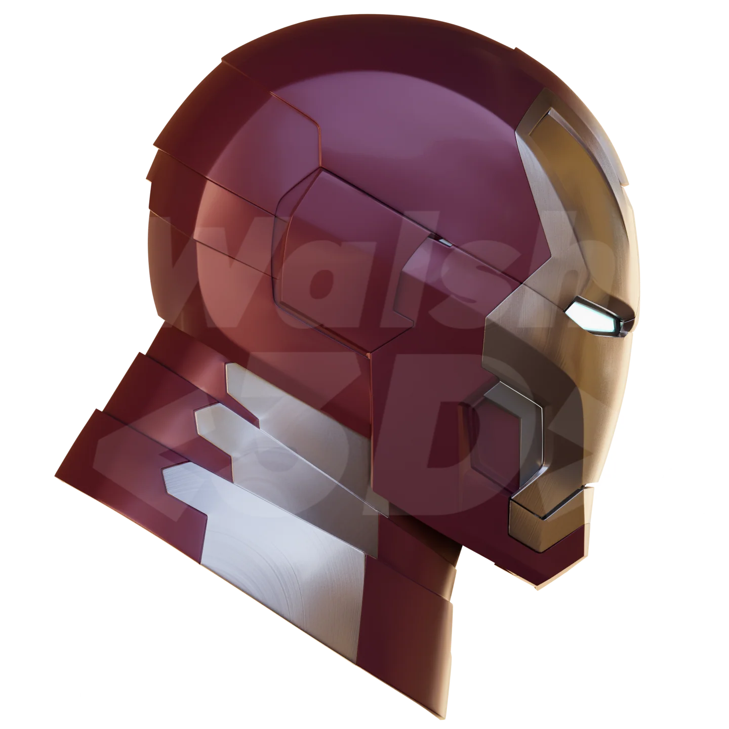 Motorized Mark 42 / 43 V2 Helmet 3D Print Model - Image 10