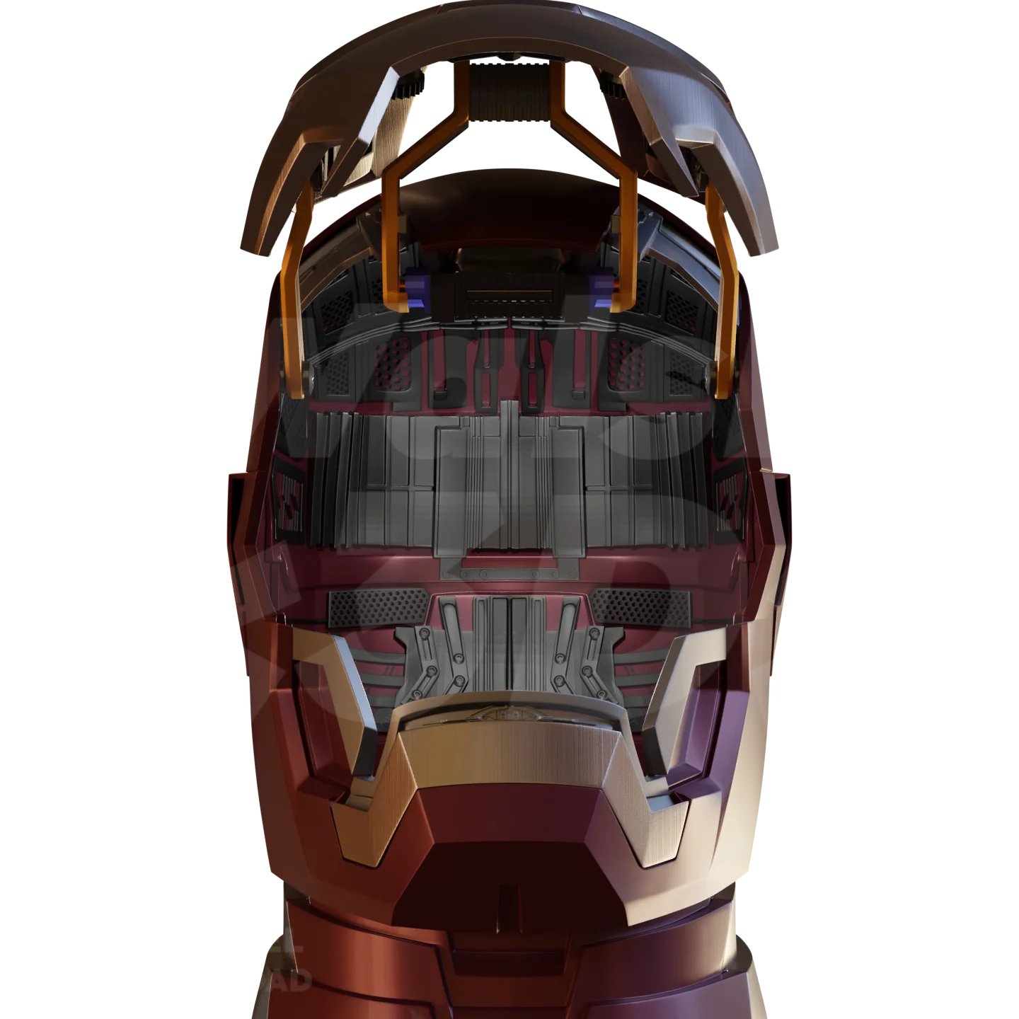 Motorized Mark 42 / 43 V2 Helmet 3D Print Model - Image 5