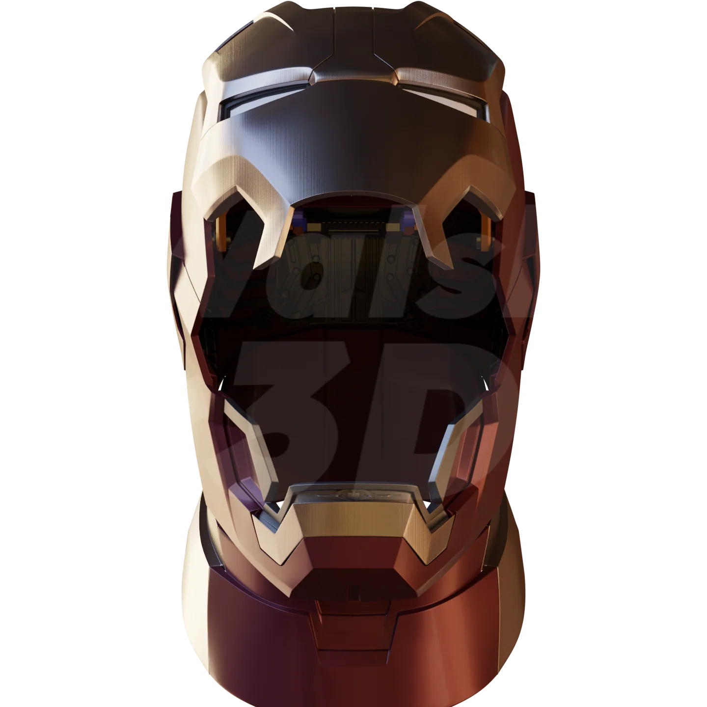 Motorized Mark 42 / 43 V2 Helmet 3D Print Model - Image 7