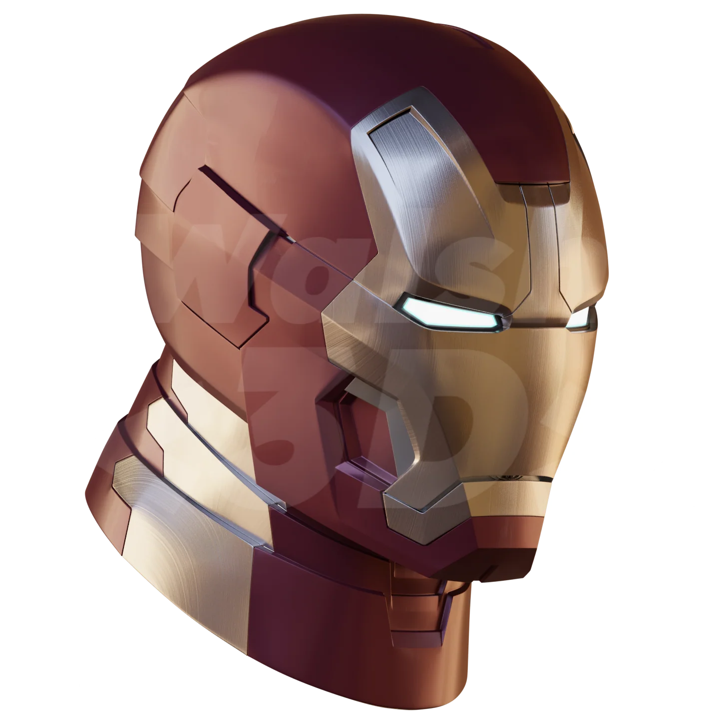 Motorized Mark 42 / 43 V2 Helmet 3D Print Model - Image 9