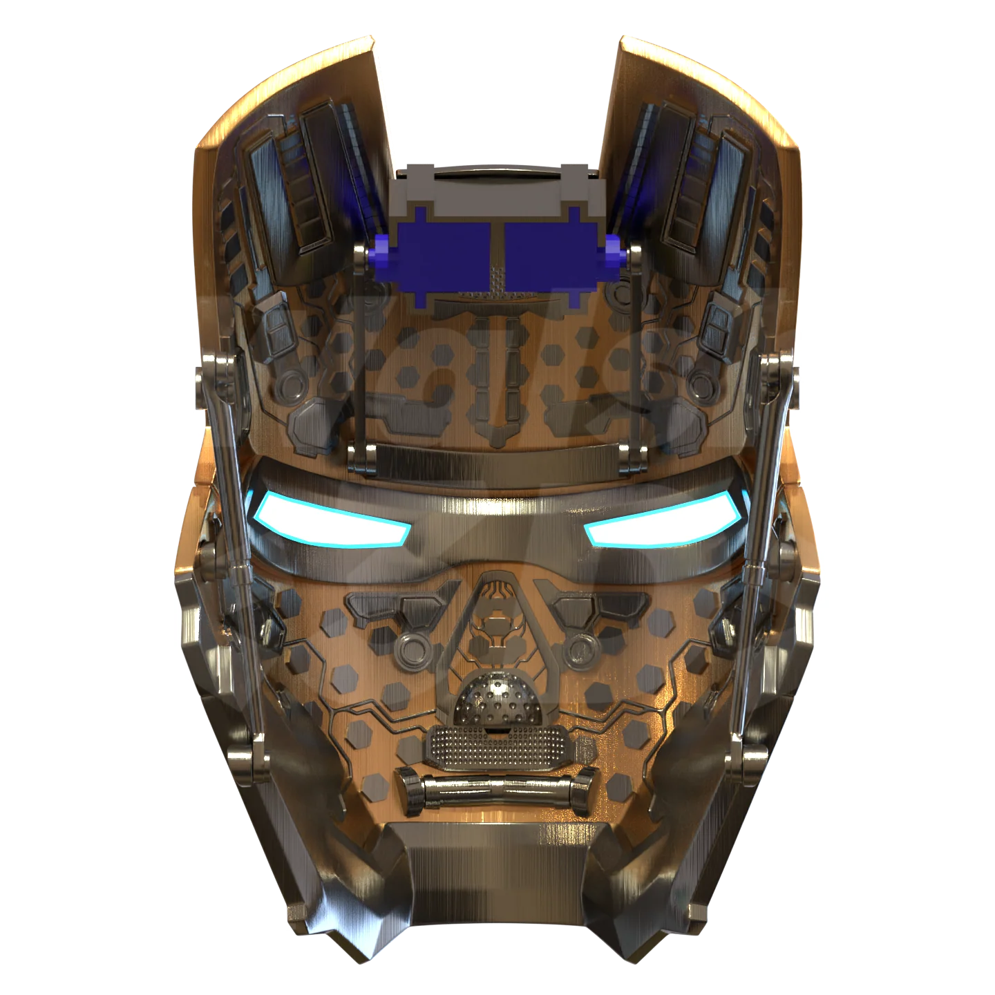 Motorized Mark 45B Helmet 3D Print Model - Image 3