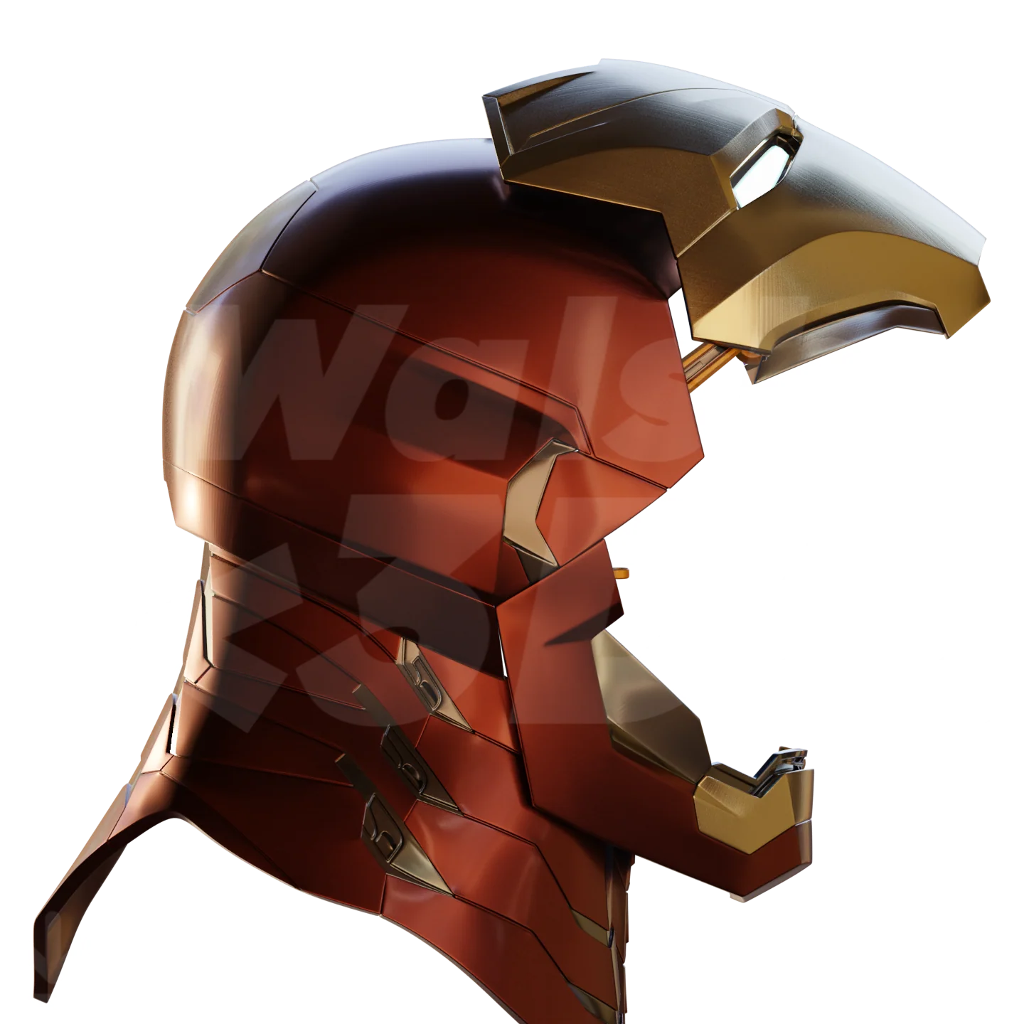 Motorized Mark 46 / 47 V3 Helmet 3D Print Model - Image 10
