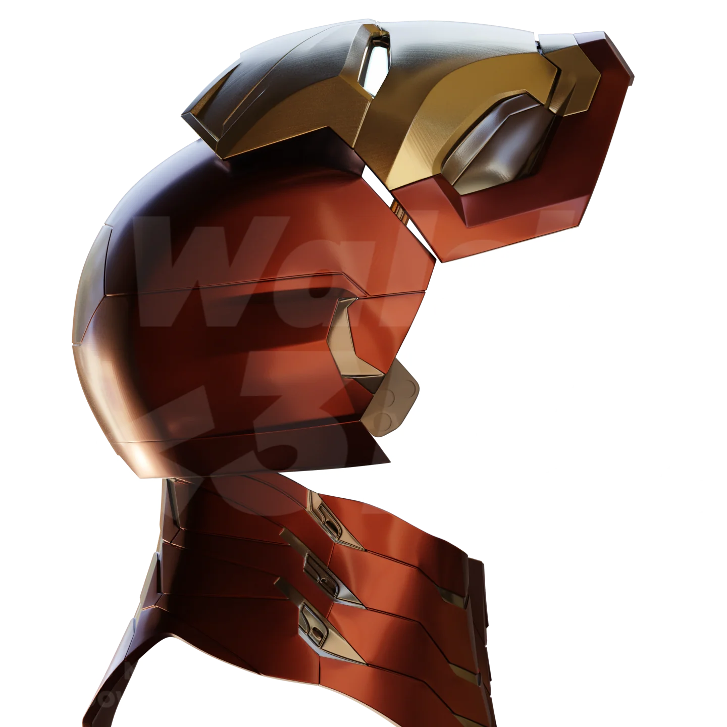 Motorized Mark 46 / 47 V3 Helmet 3D Print Model - Image 7
