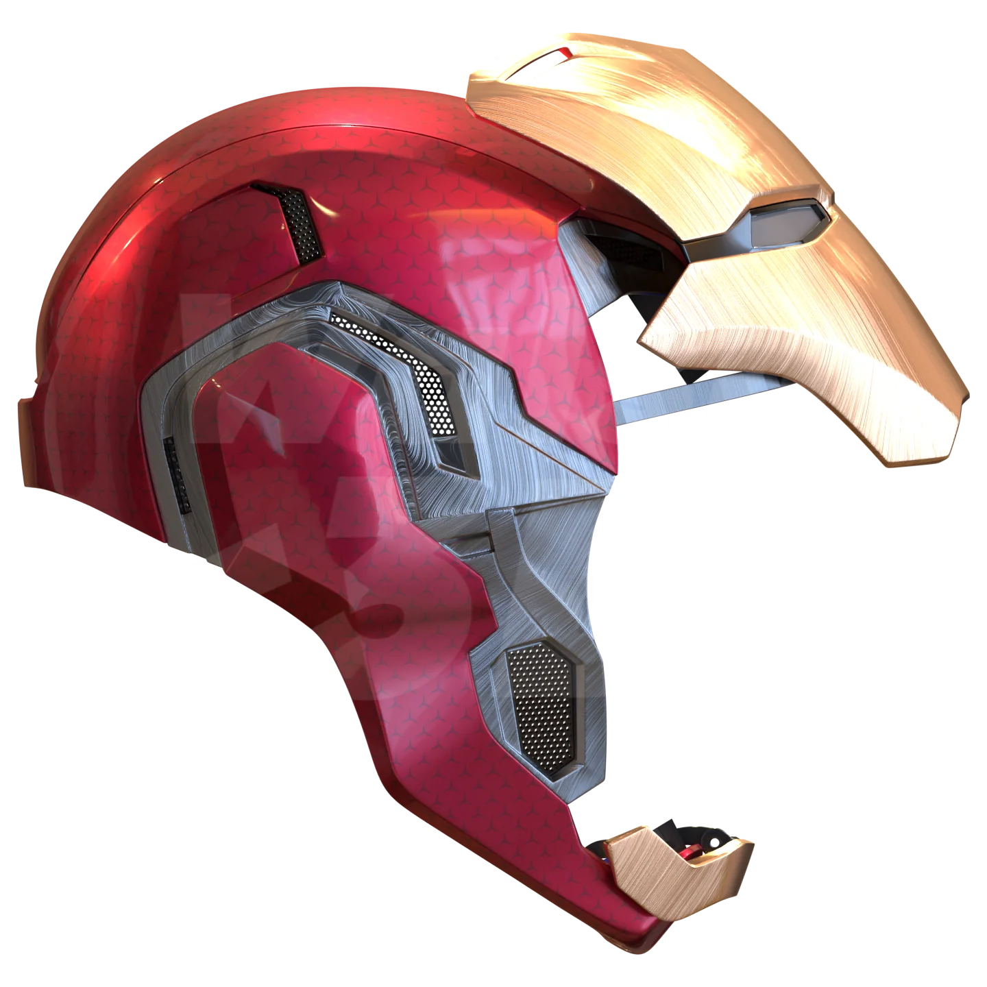 Motorized Mark 80 V3 Helmet 3D Print Model - Image 4