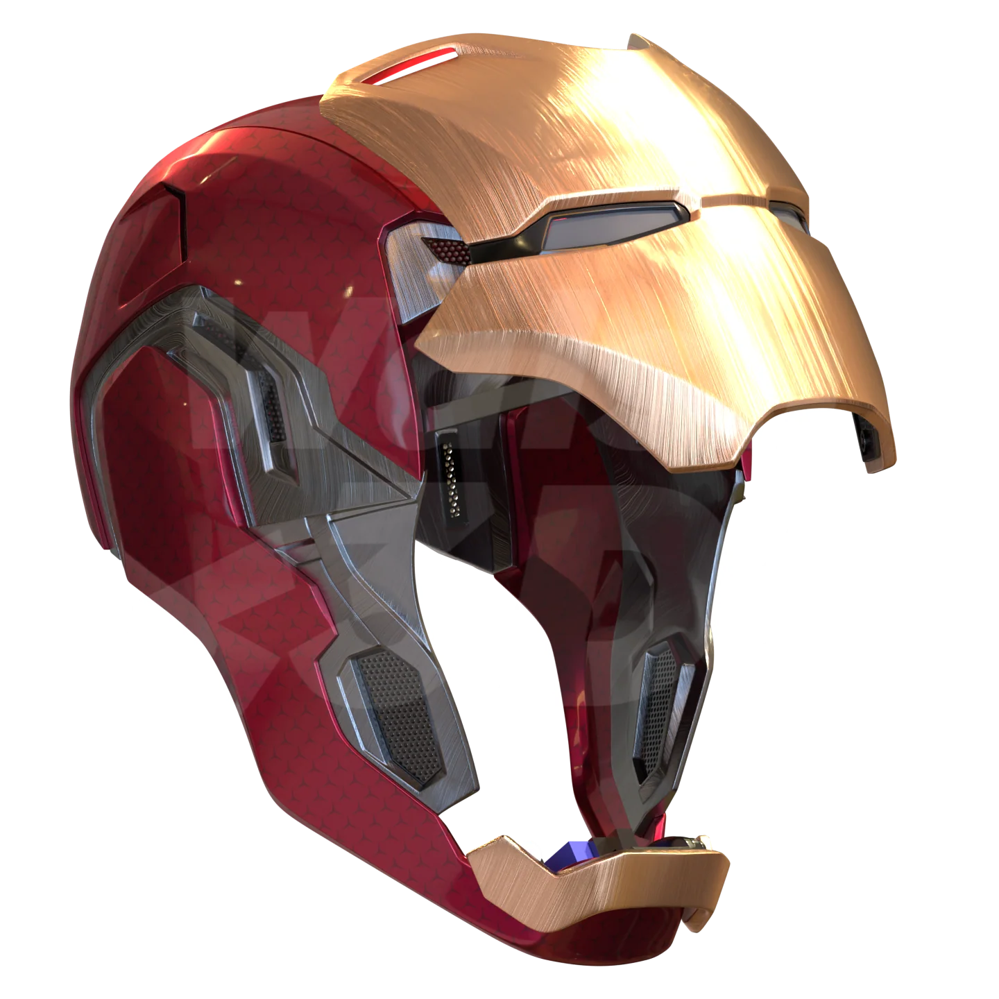 Motorized Mark 80 V3 Helmet 3D Print Model - Image 6