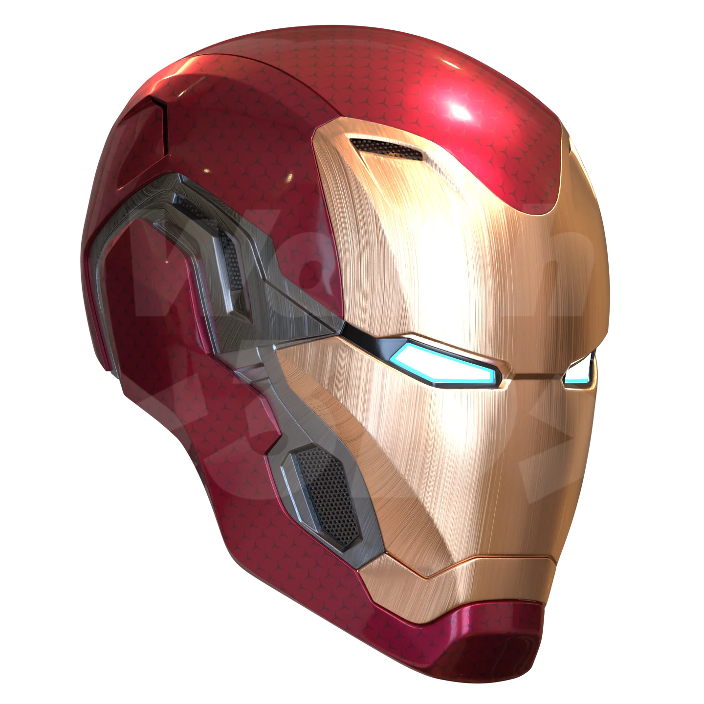 Motorized Mark 80 V3 Helmet 3D Print Model - Image 7