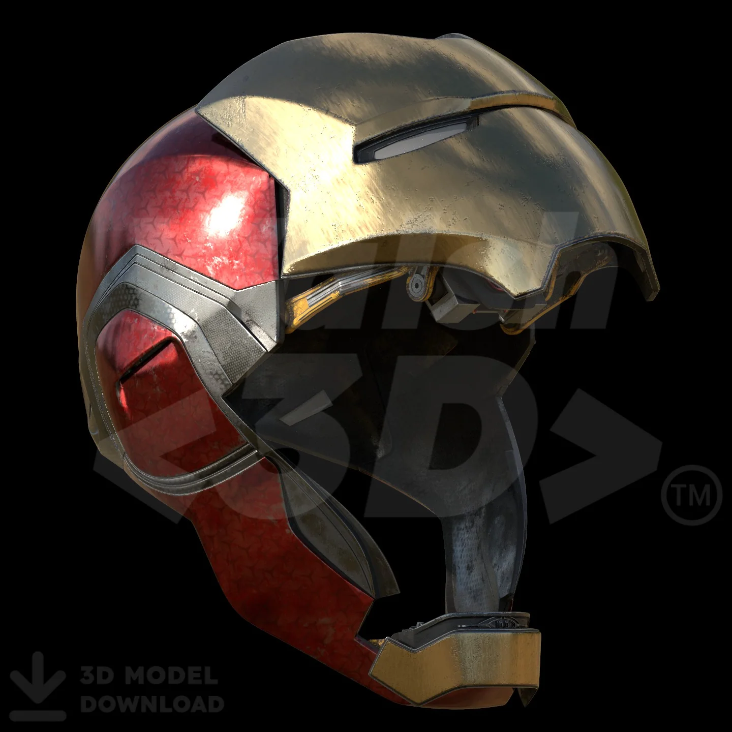 Motorized Mark 85 V5 Helmet 3D Print Model - Image 10