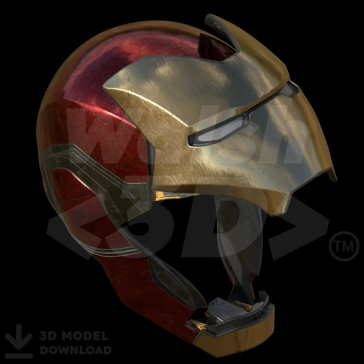 Motorized Mark 85 V5 Helmet 3D Print Model - Image 11
