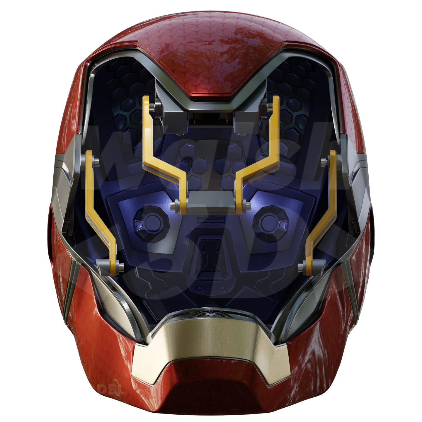 Motorized Mark 85 V5 Helmet 3D Print Model - Image 13