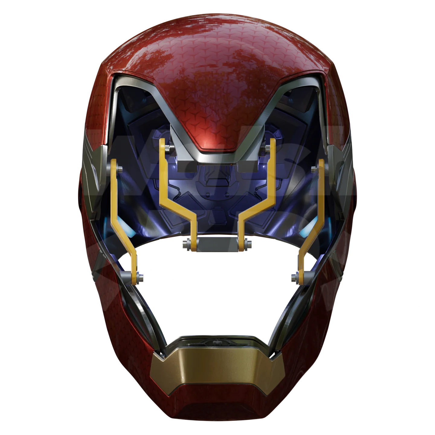 Motorized Mark 85 V5 Helmet 3D Print Model - Image 14
