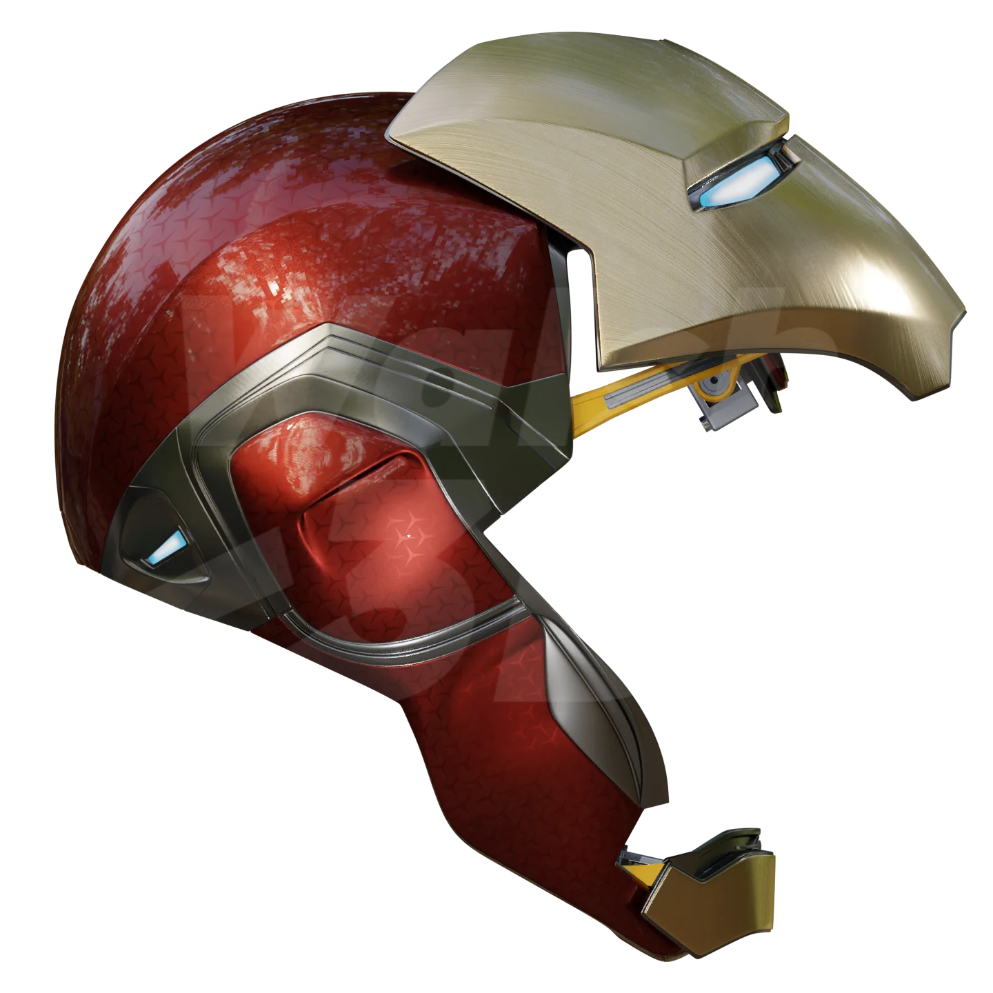 Motorized Mark 85 V5 Helmet 3D Print Model - Image 19