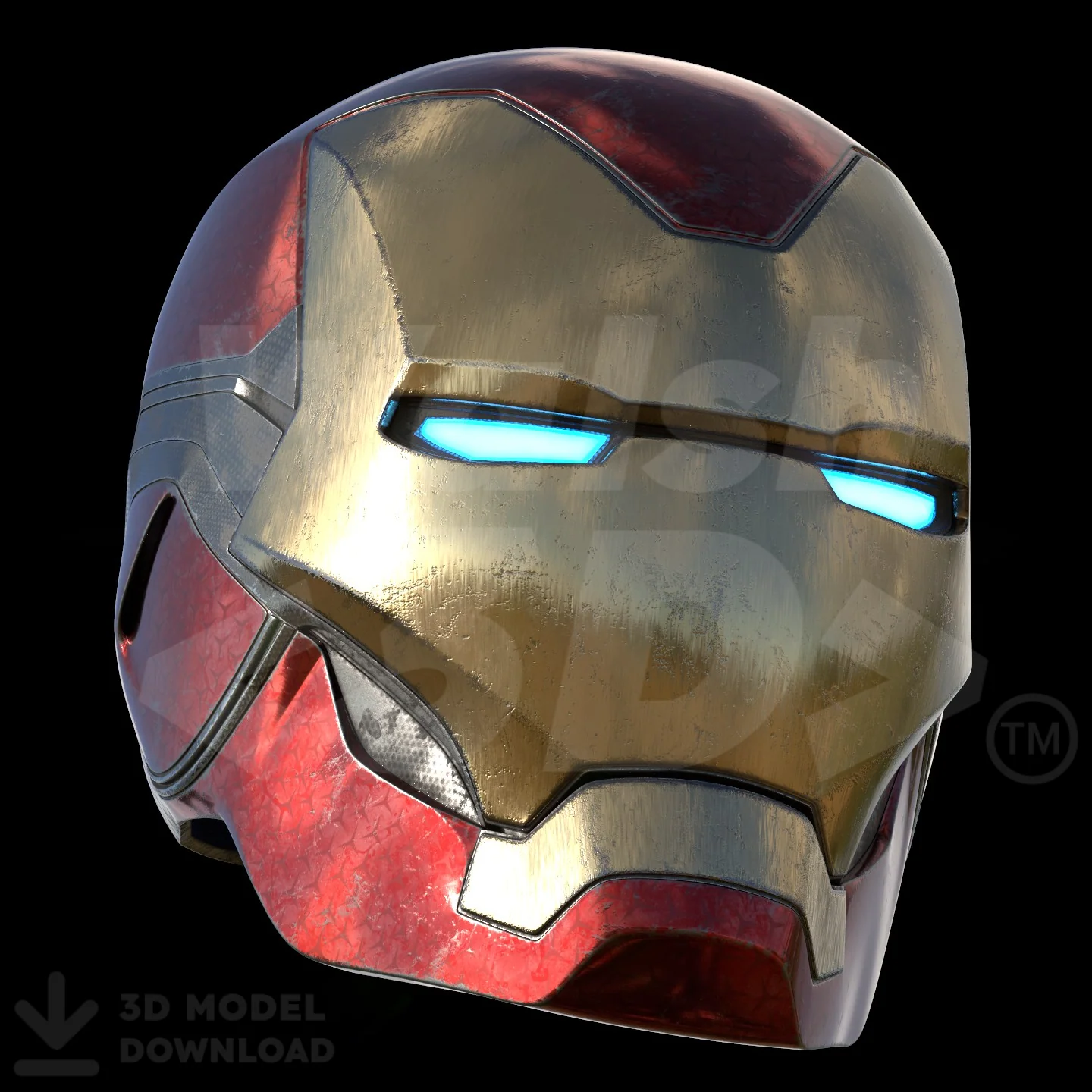 Motorized Mark 85 V5 Helmet 3D Print Model - Image 5