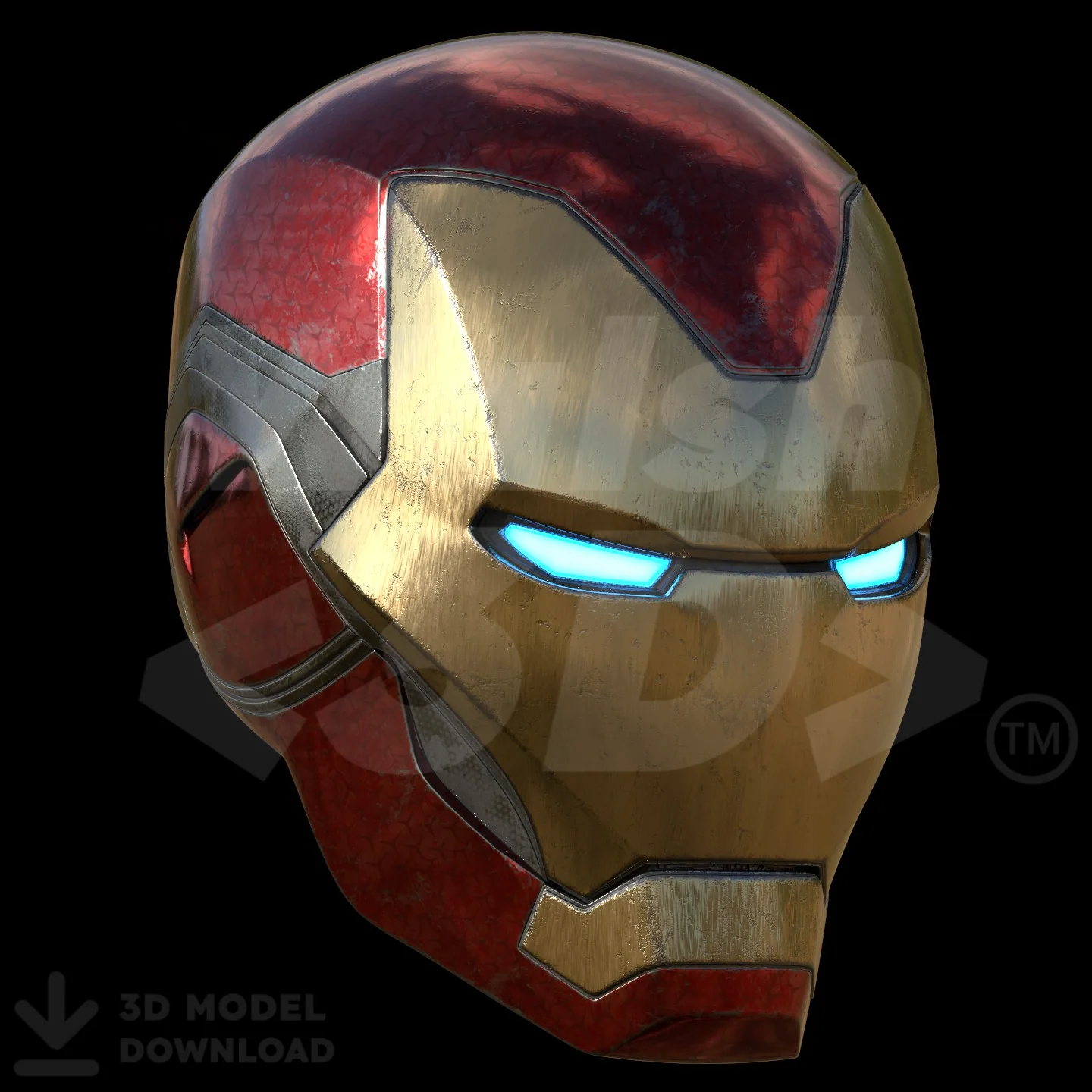 Motorized Mark 85 V5 Helmet 3D Print Model - Image 6