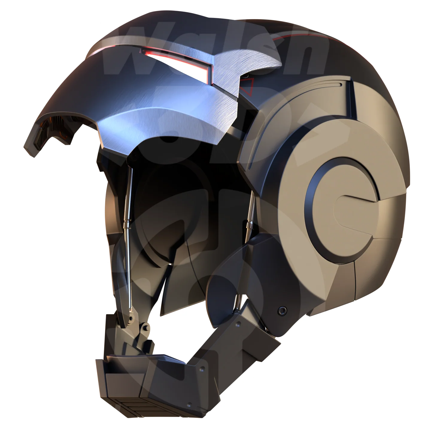 Motorized Metal Machine Mark 1 Helmet 3D Print Model - Image 4