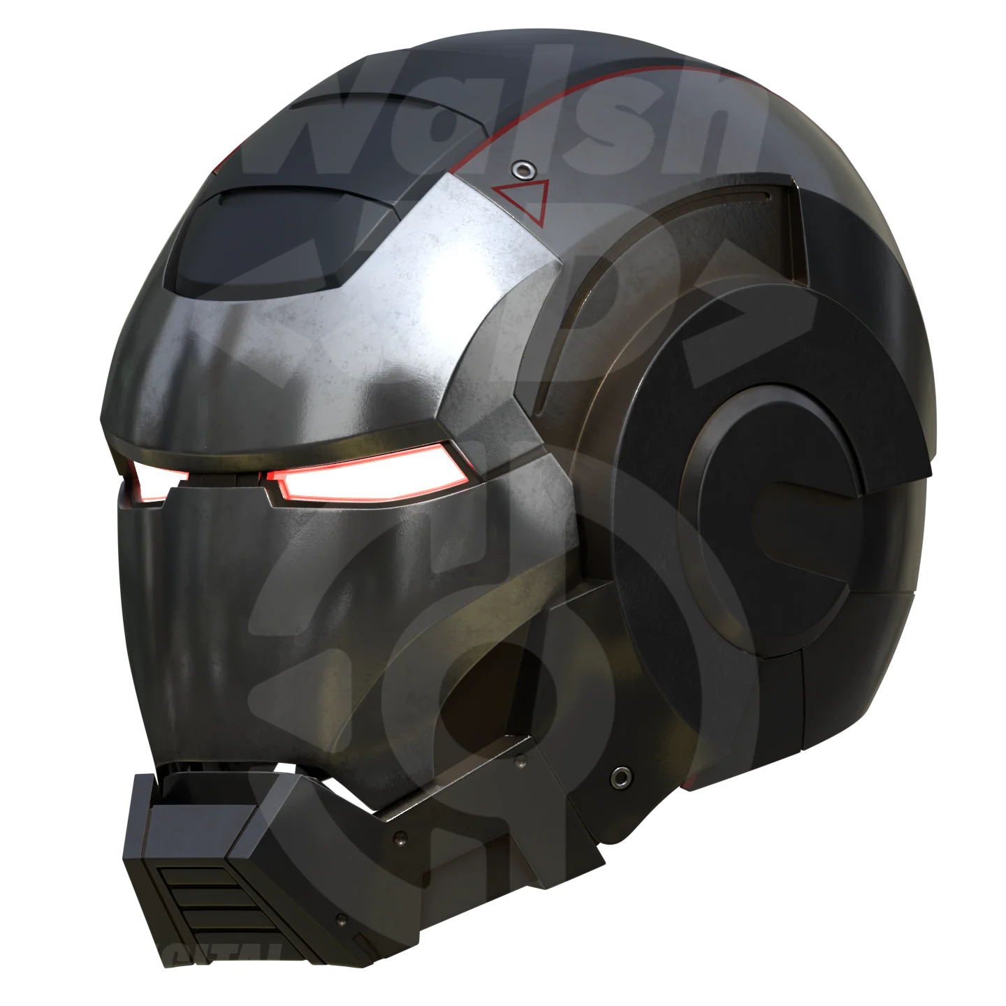 Motorized Metal Machine Mark 1 Helmet 3D Print Model - Image 6