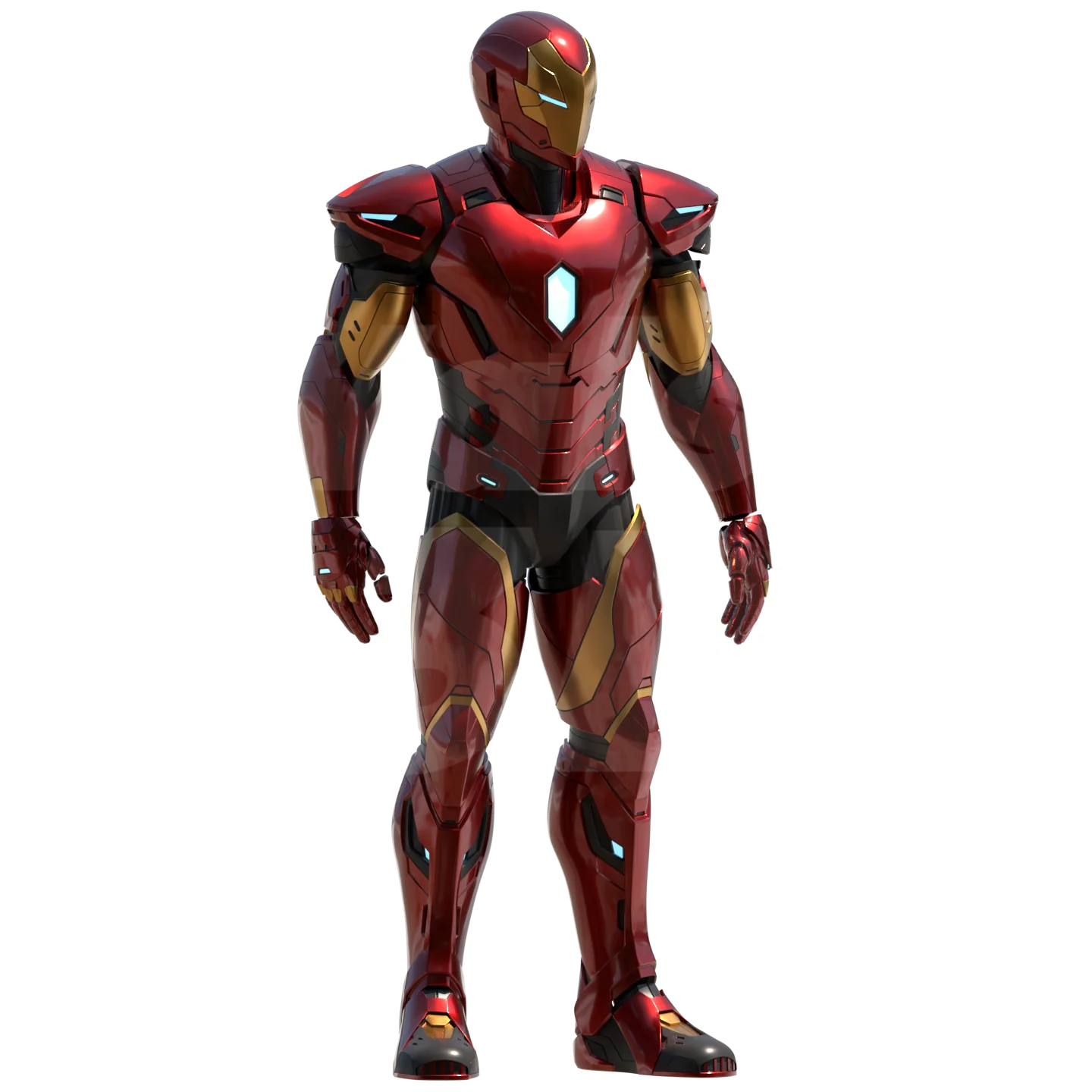 Motorized Model 51 Prime Full Suit 3D Printable Model - Image 4