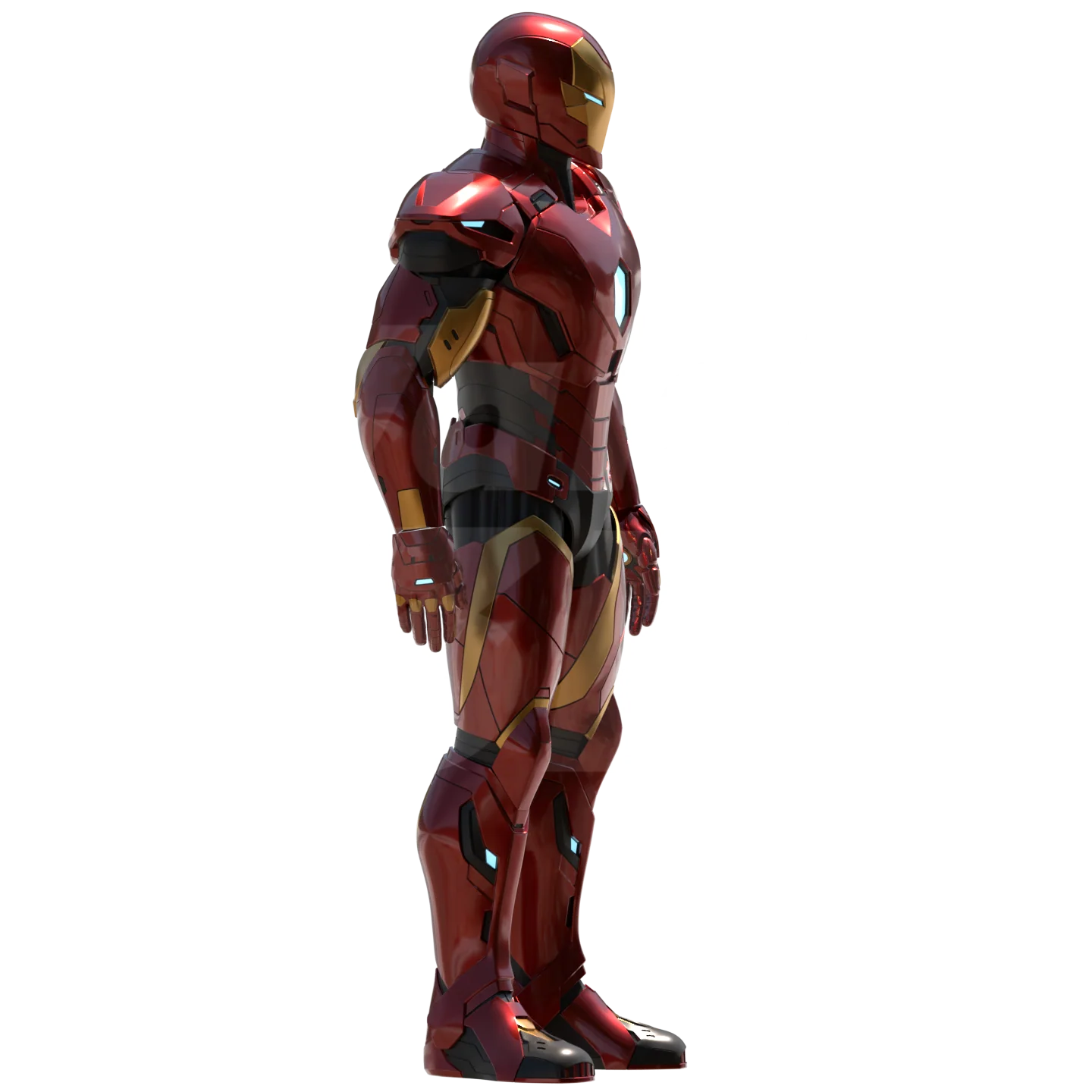 Motorized Model 51 Prime Full Suit 3D Printable Model - Image 5