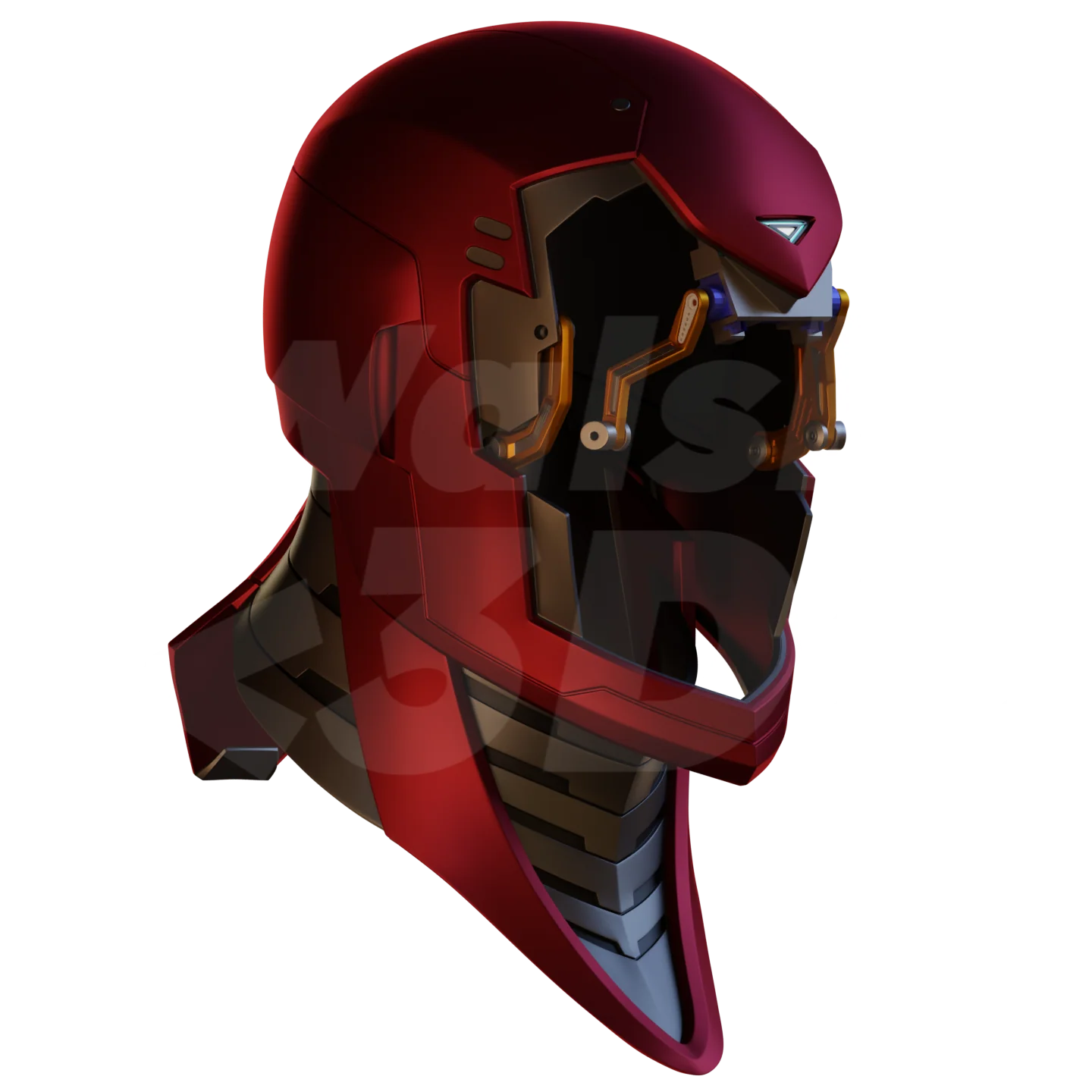 Motorized Model 51 Prime Helmet 3D Print Model - Image 11