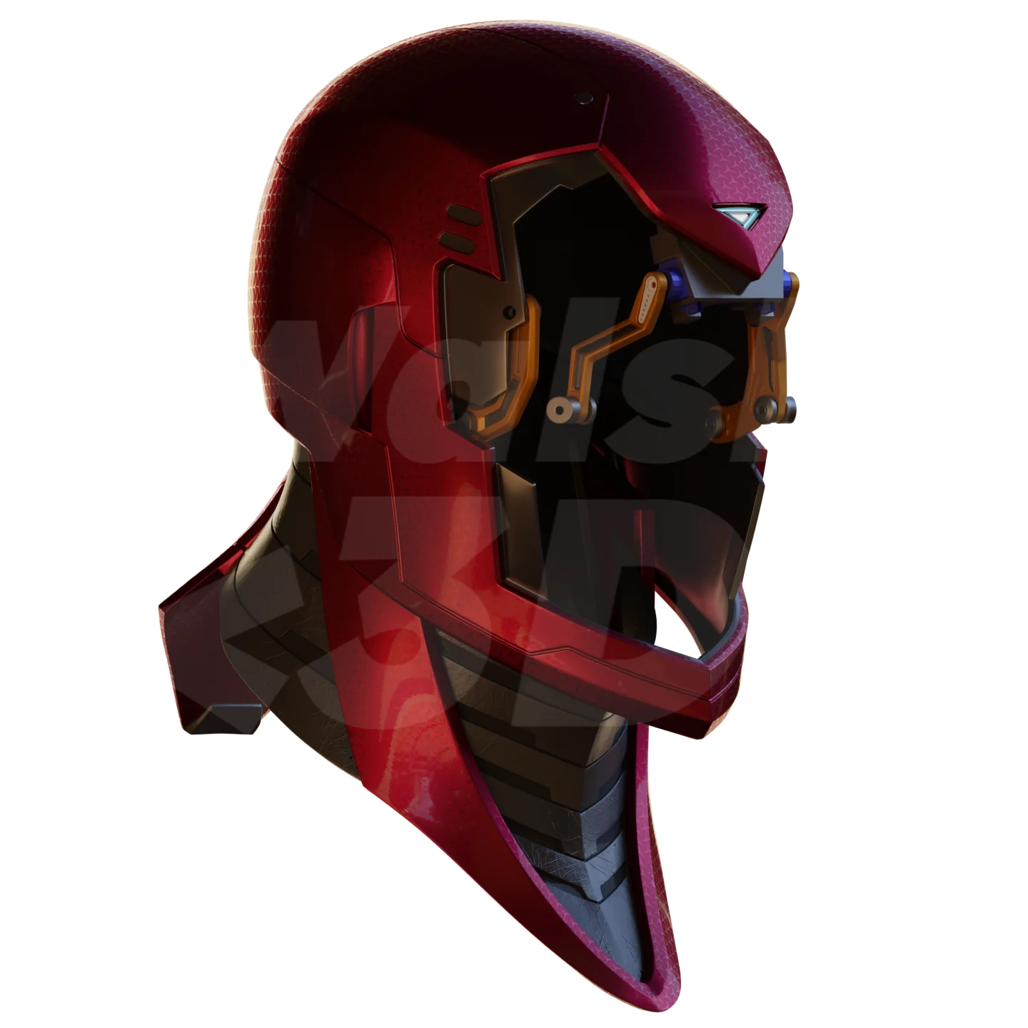 Motorized Model 51 Prime Helmet 3D Print Model - Image 9