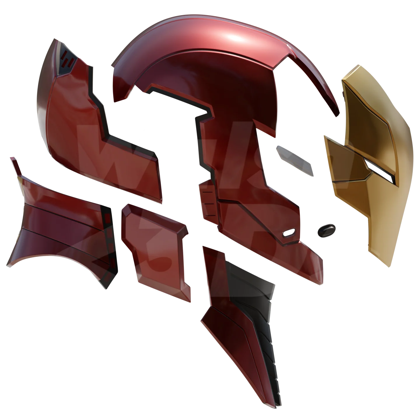Motorized Model 51 Prime Helmet 3D Printable Model - Image 2