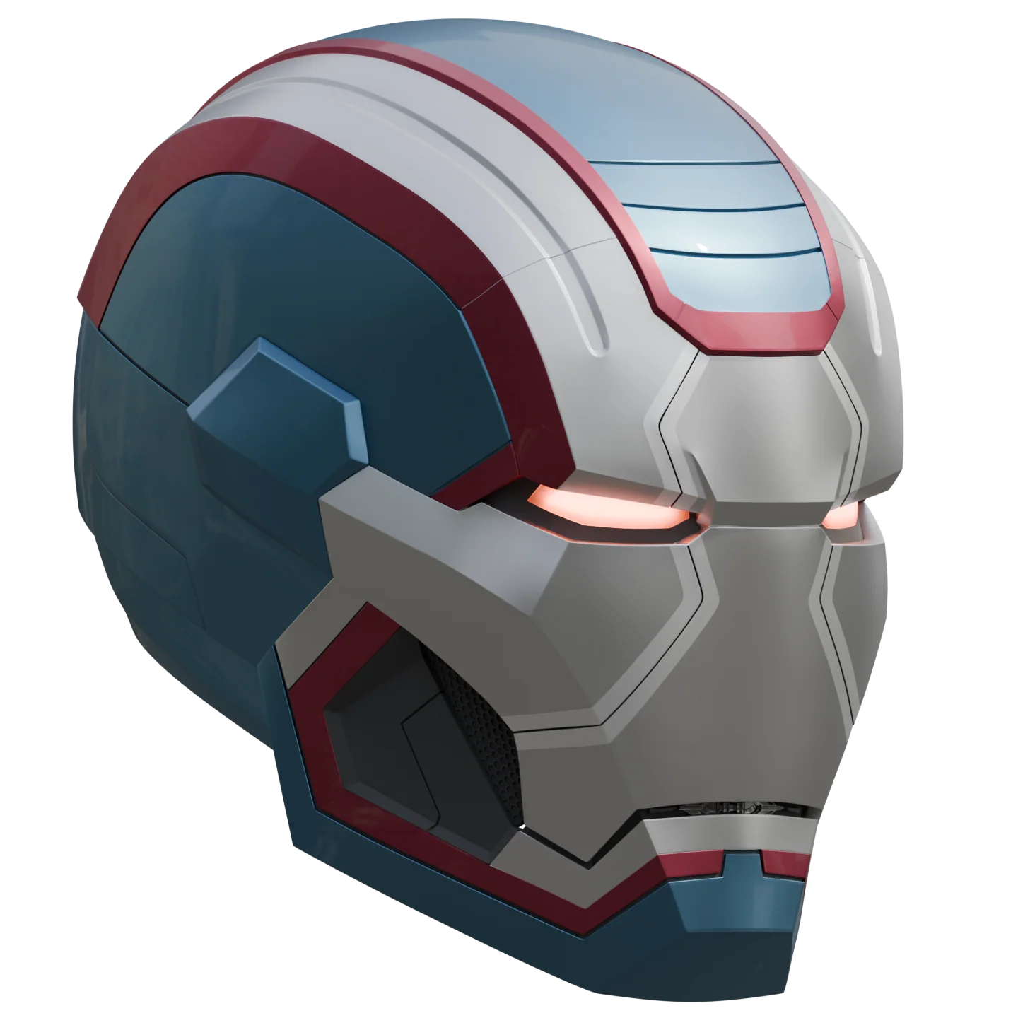 Motorized Patriot MK1 Helmet 3D Model - Image 3