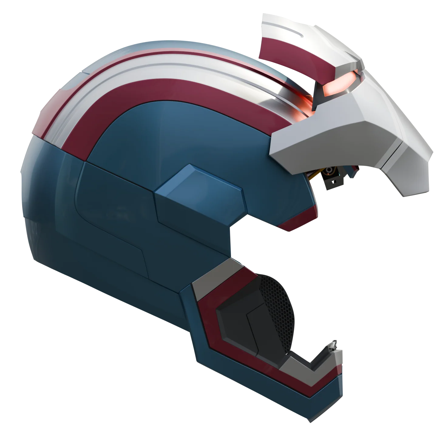 Motorized Patriot MK1 Helmet 3D Model - Image 7