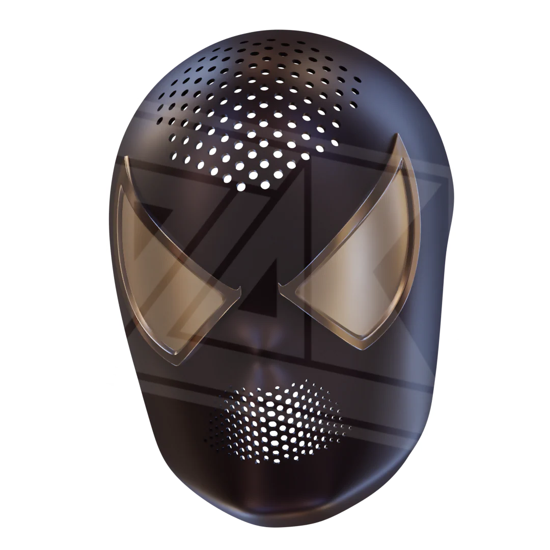 Movie Black Suit Faceshell 3D Model - Image 2