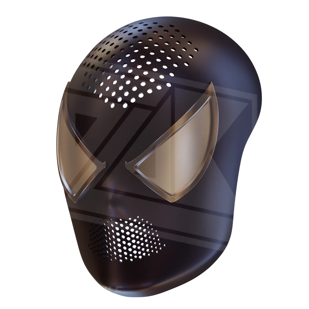 Movie Black Suit Faceshell 3D Model - Image 3