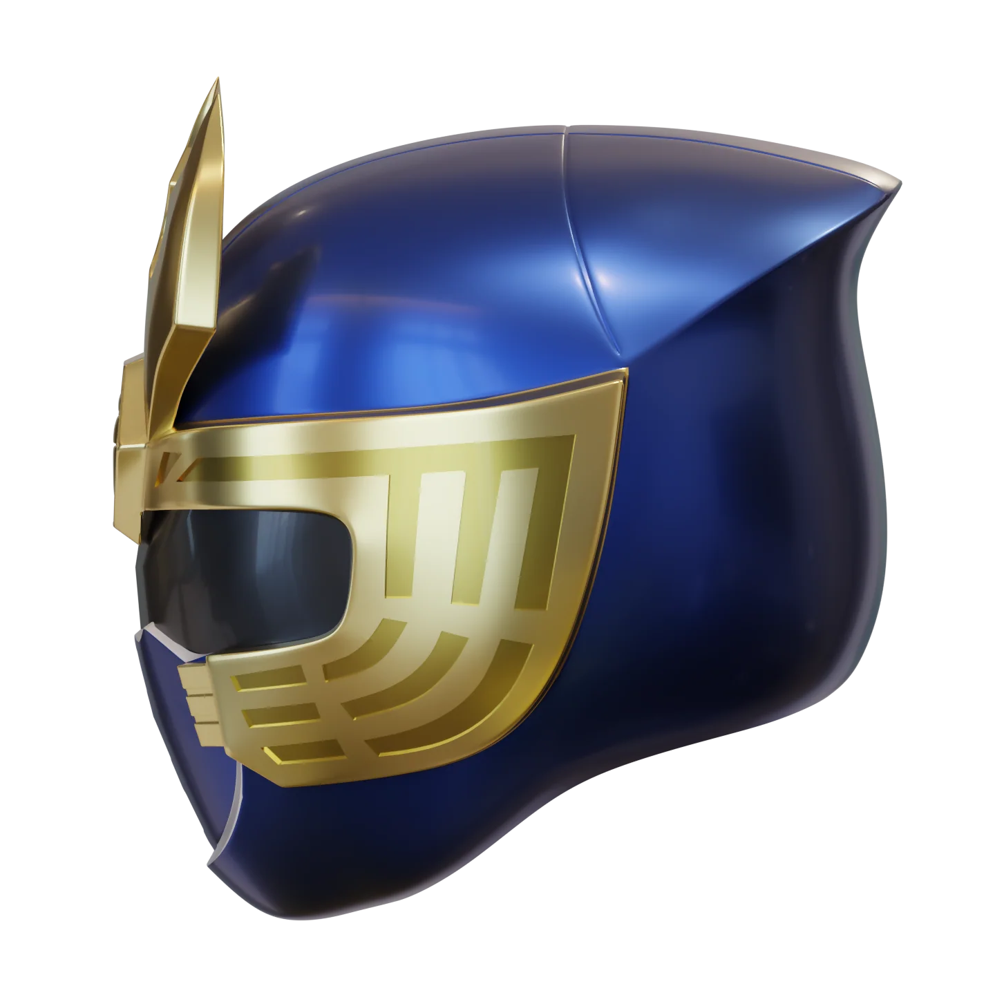 Navy Thunder Ranger Helmet 3D Model - Image 3