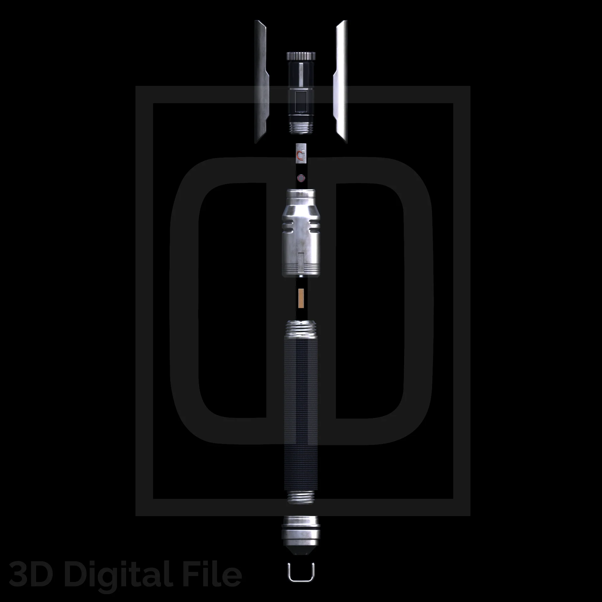 Orange Survivor Laser Sword - 3D Model - Image 2