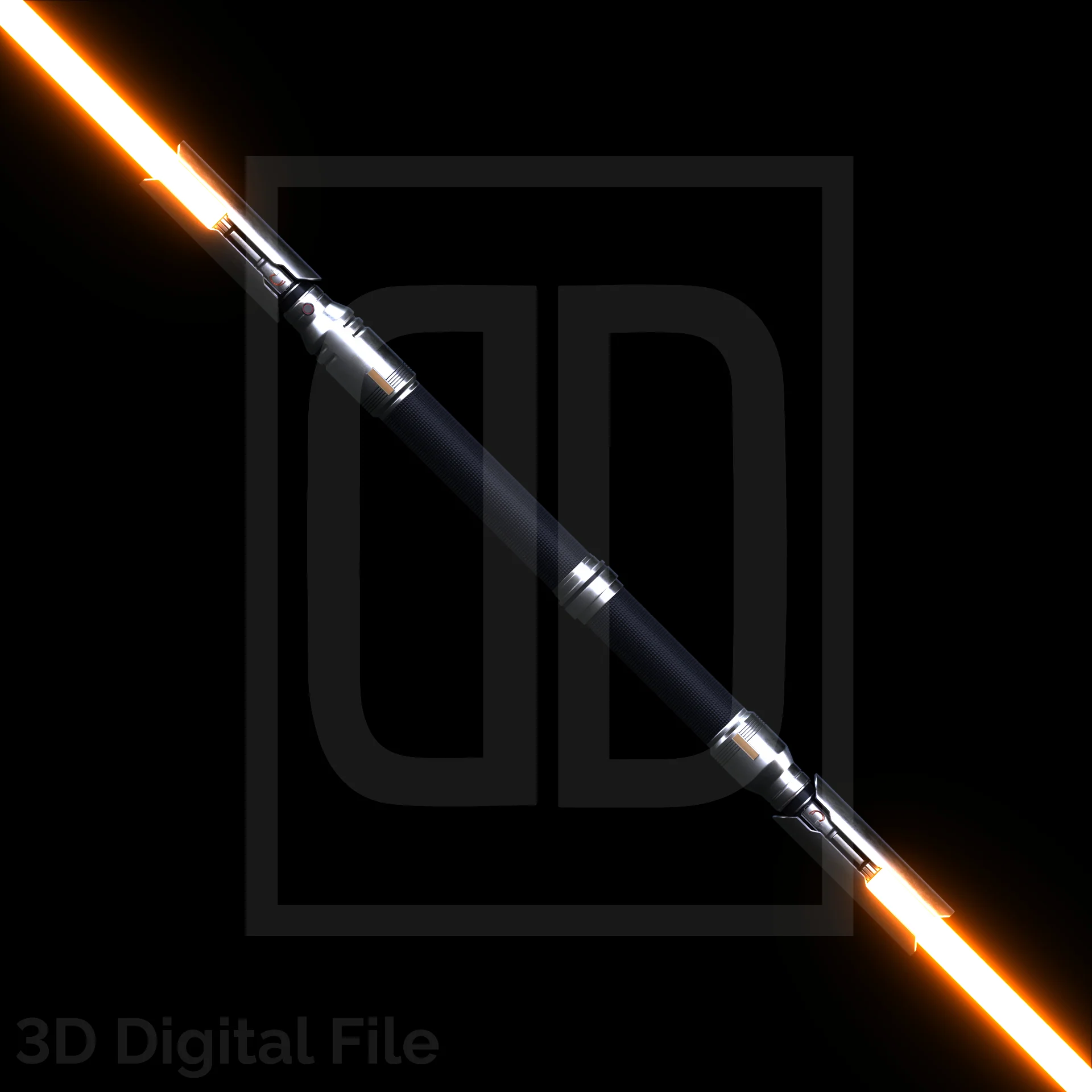Orange Survivor Laser Sword - 3D Model - Image 3
