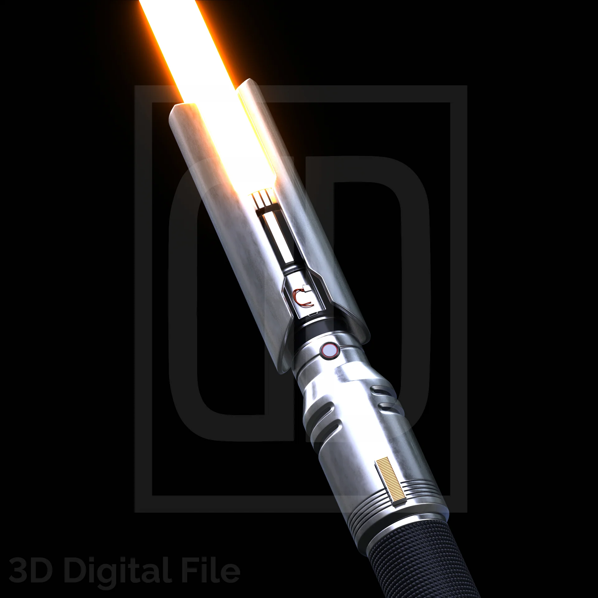 Orange Survivor Laser Sword - 3D Model - Image 9