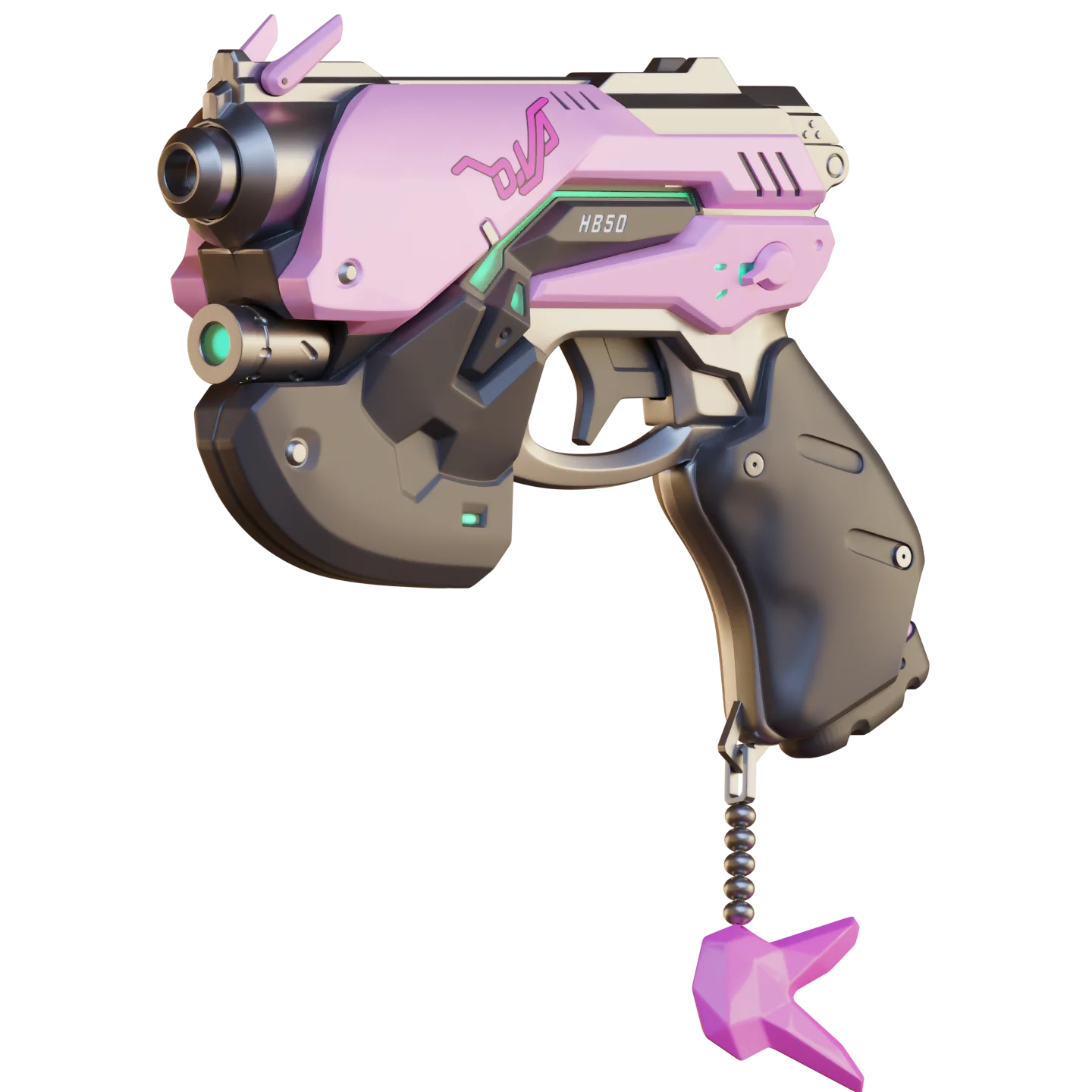 Overwatch D.VA Blaster 3D Print Model - Image 3