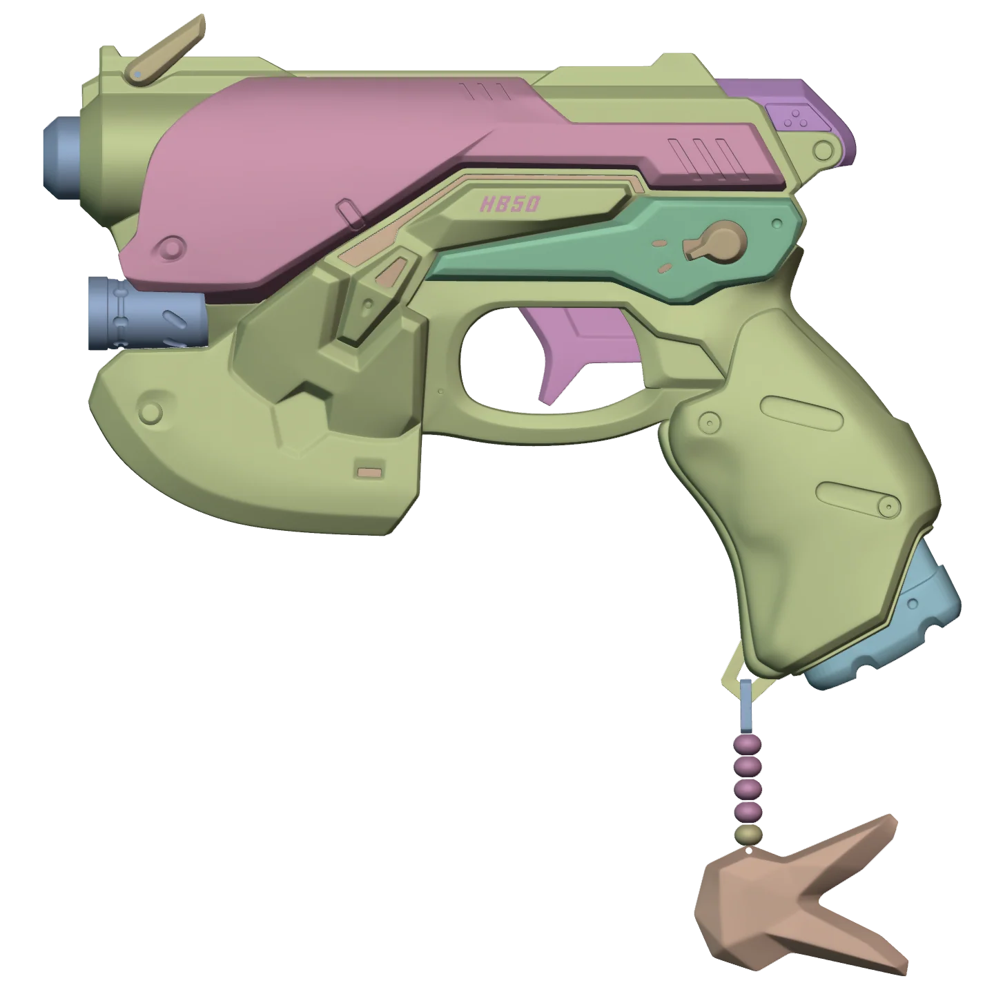 Overwatch D.VA Blaster 3D Print Model - Image 9