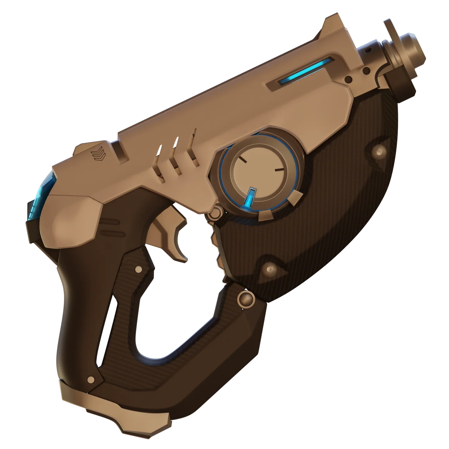 Overwatch Tracer Pulse Pistols 3D Print Model - Image 5